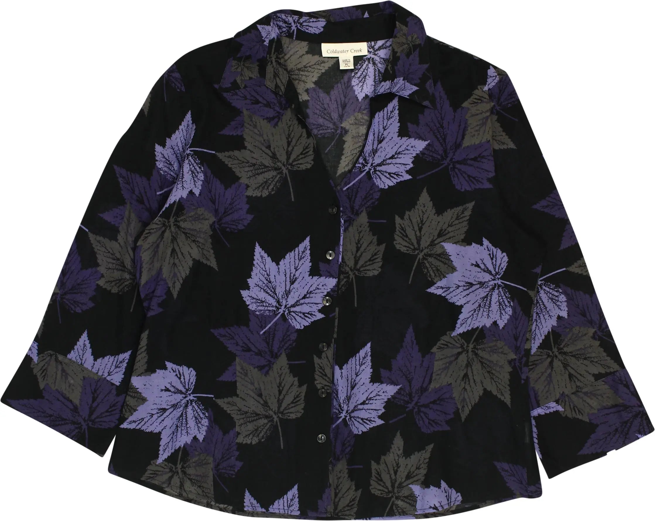 Coldwater Creek - Floral Shirt- ThriftTale.com - Vintage and second handclothing
