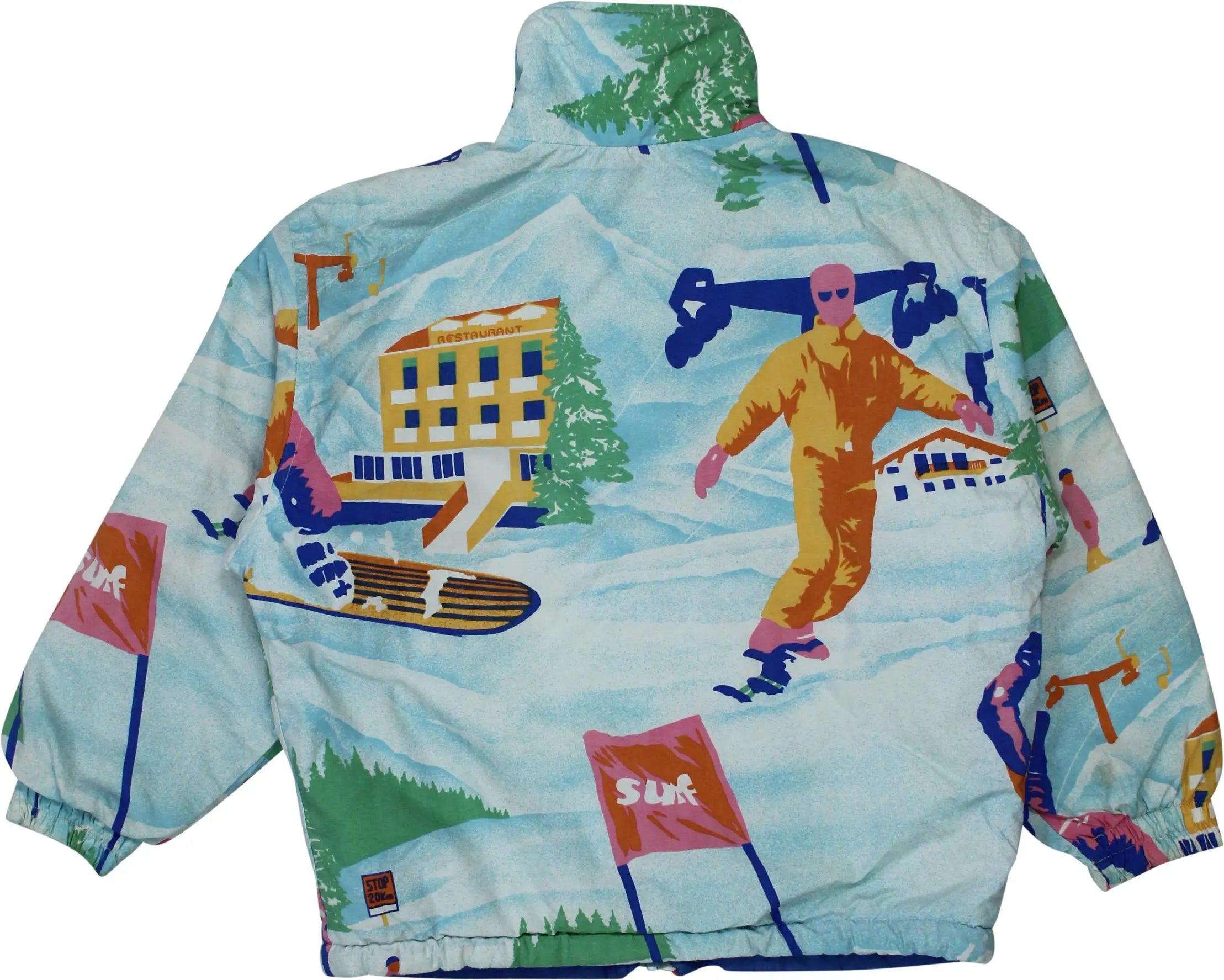 Colmar - Blue Ski Jacket- ThriftTale.com - Vintage and second handclothing