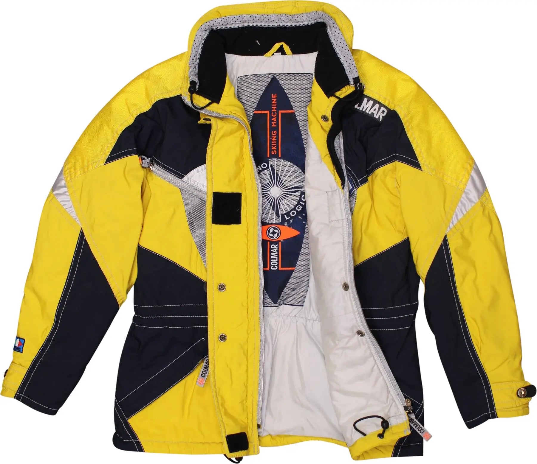 Colmar - Yellow Ski Coat by Colmar- ThriftTale.com - Vintage and second handclothing