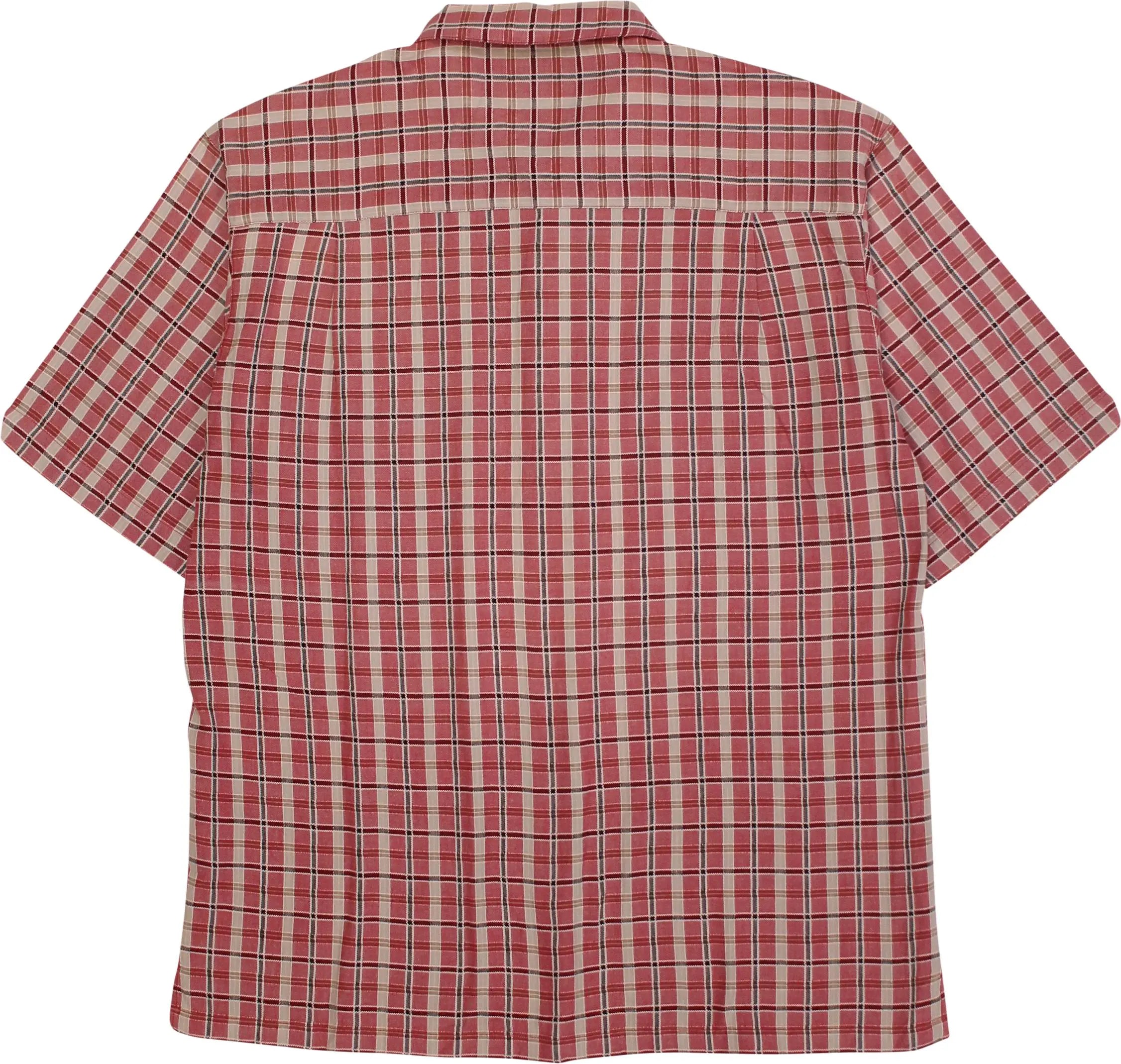 Columbia - Checked Red Short Sleeve Shirt by Columbia- ThriftTale.com - Vintage and second handclothing
