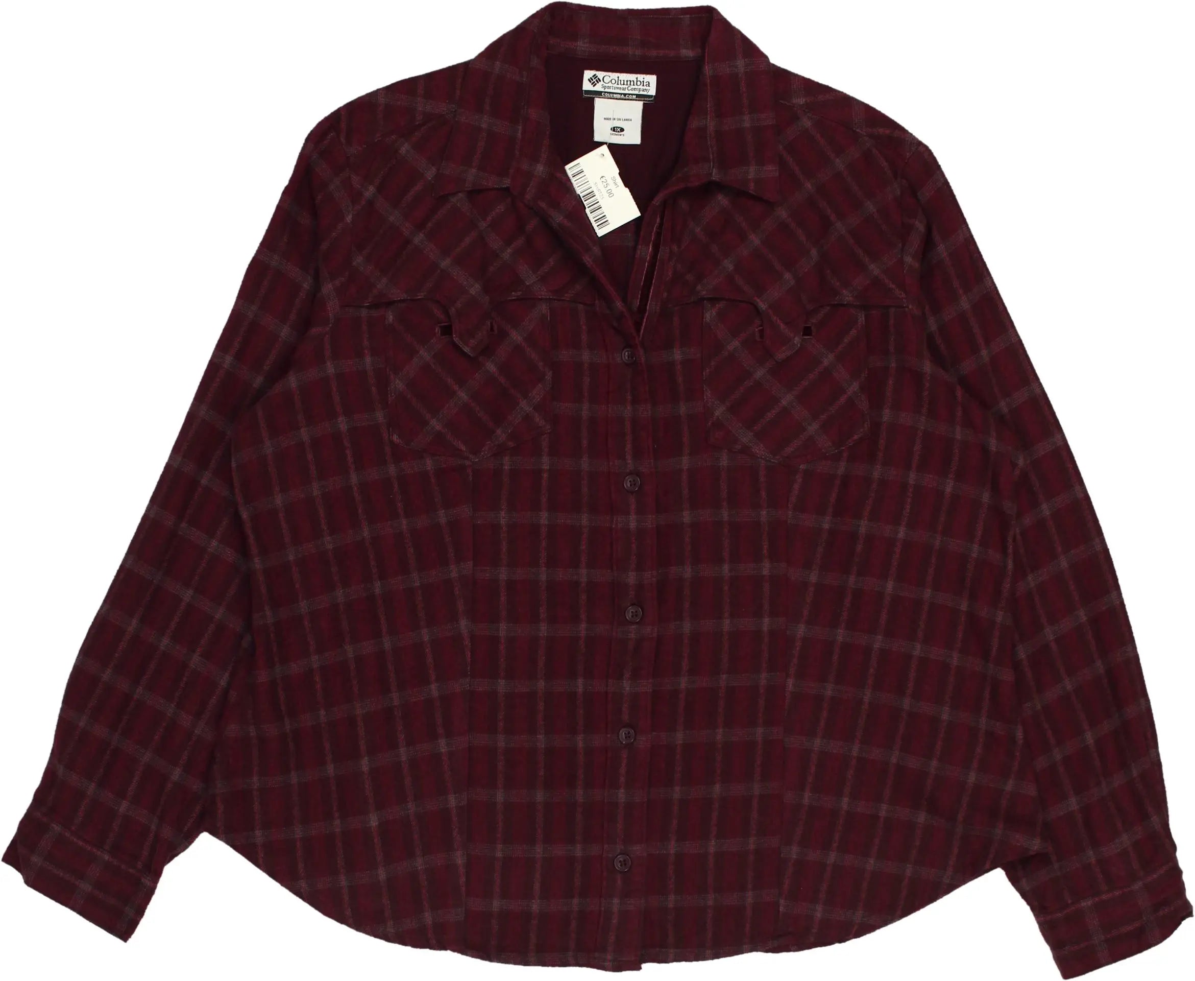 Columbia - Checked Shirt- ThriftTale.com - Vintage and second handclothing