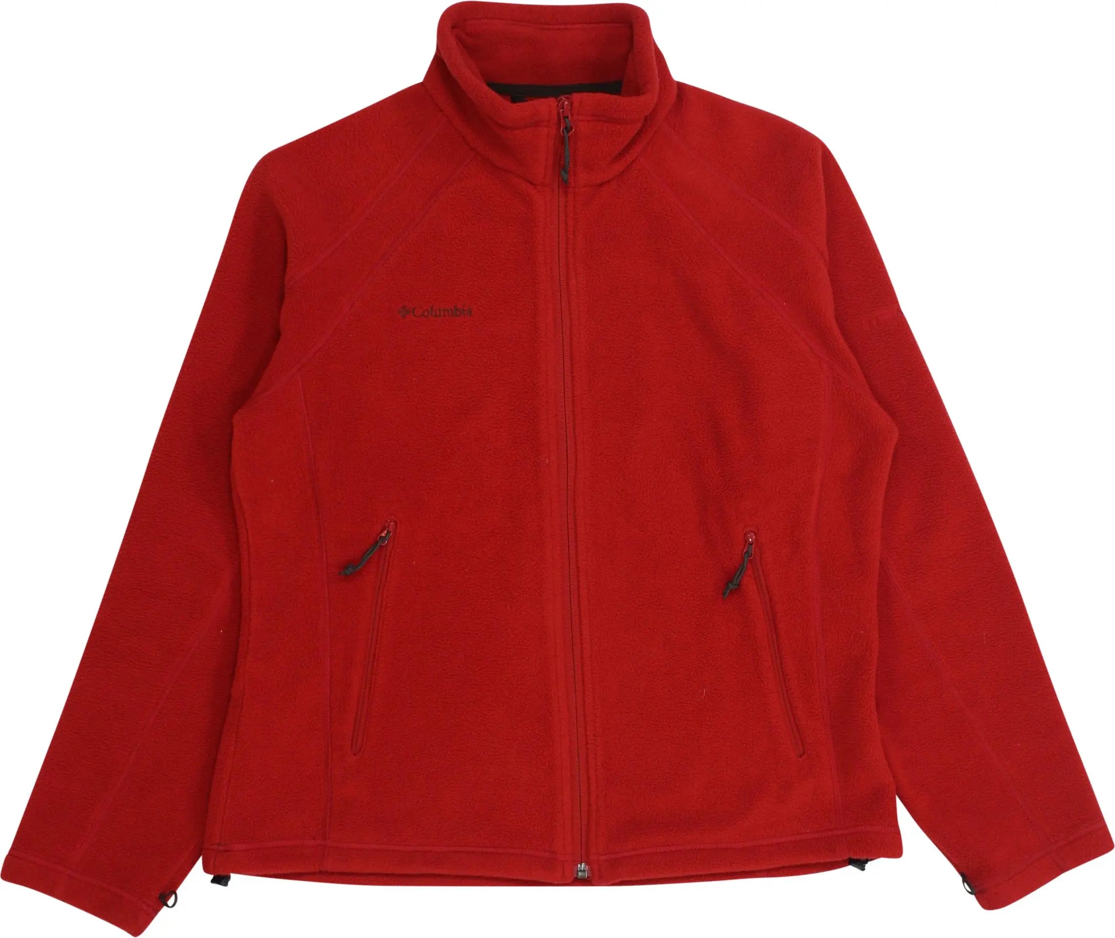 Columbia - Red Fleece Jacket by Columbia- ThriftTale.com - Vintage and second handclothing