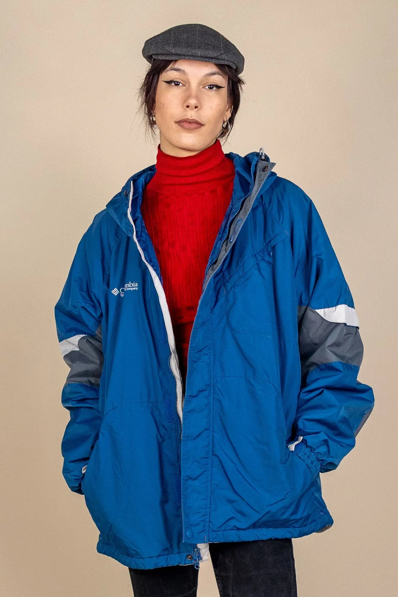 Vintage 90s Columbia Insulated Raincoat/ Outdoor Jacket ThriftTale