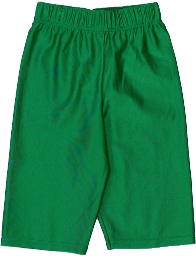Confezioni - Green Biker Shorts- ThriftTale.com - Vintage and second handclothing