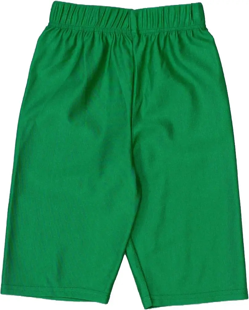 Confezioni - Green Biker Shorts- ThriftTale.com - Vintage and second handclothing