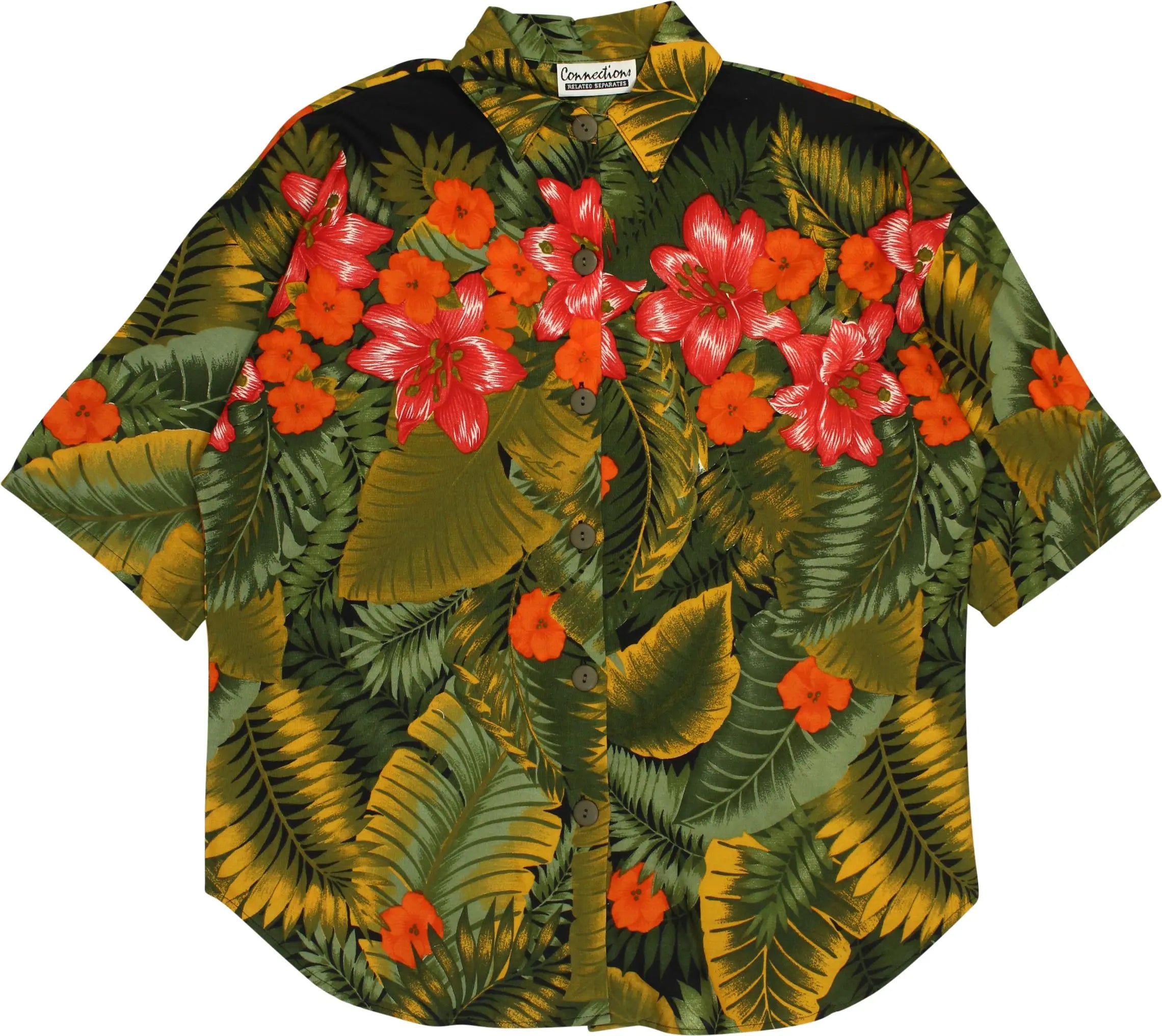 Connection - 90s Hawaiian Shirt- ThriftTale.com - Vintage and second handclothing