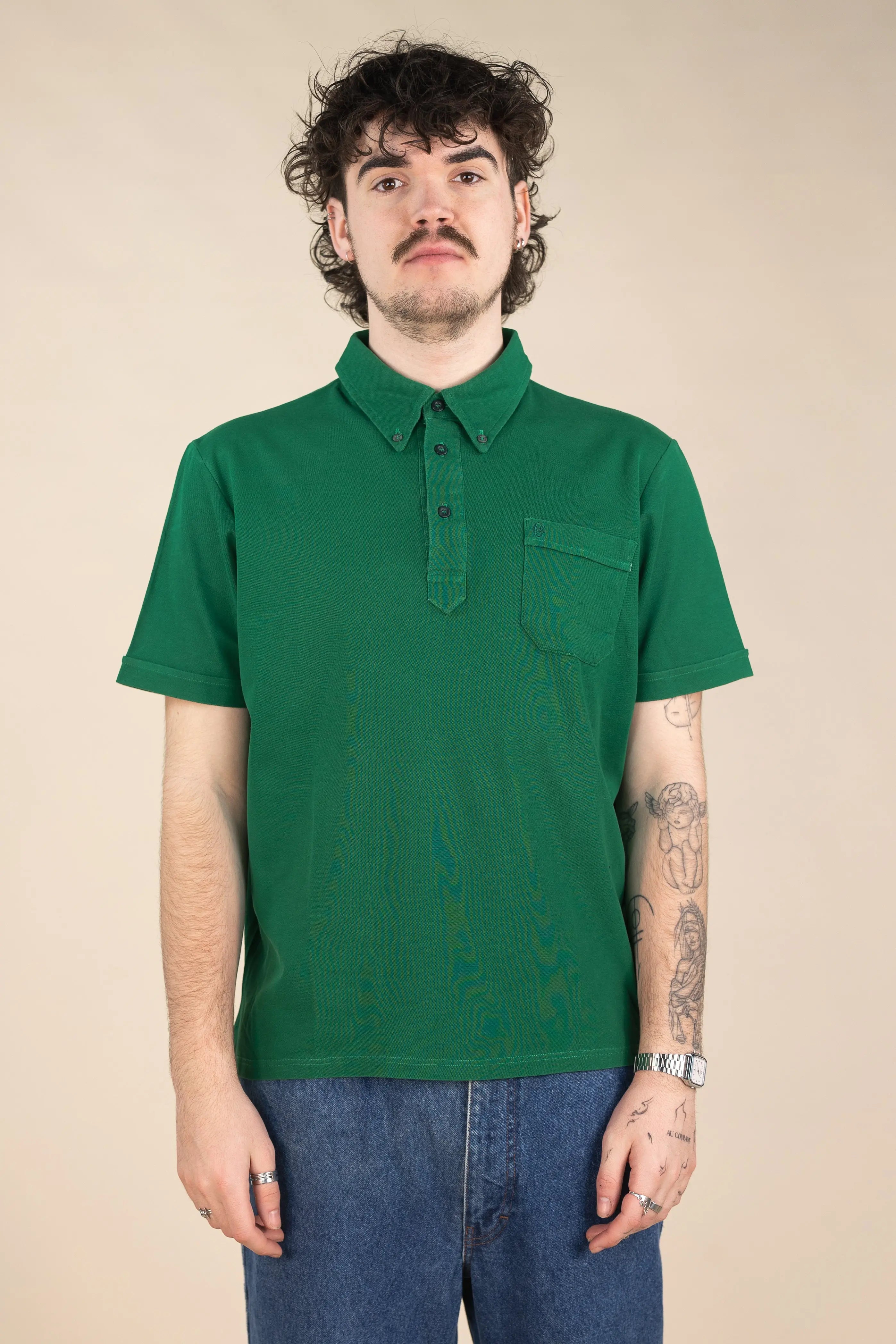 Conte of Florence - Polo Shirt- ThriftTale.com - Vintage and second handclothing