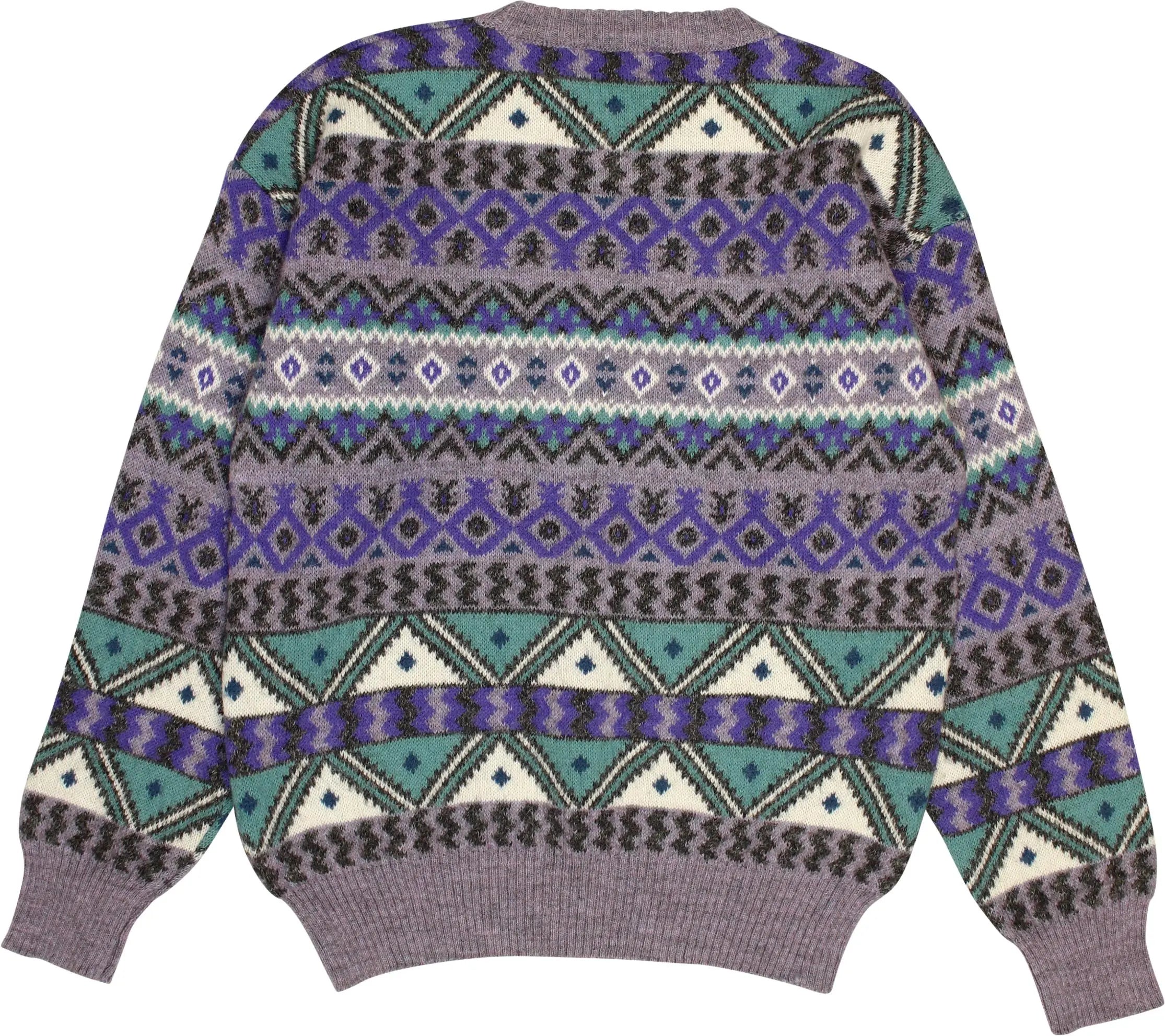 Conte of Florence - Purple Wool Jumper by Conte of Florence- ThriftTale.com - Vintage and second handclothing