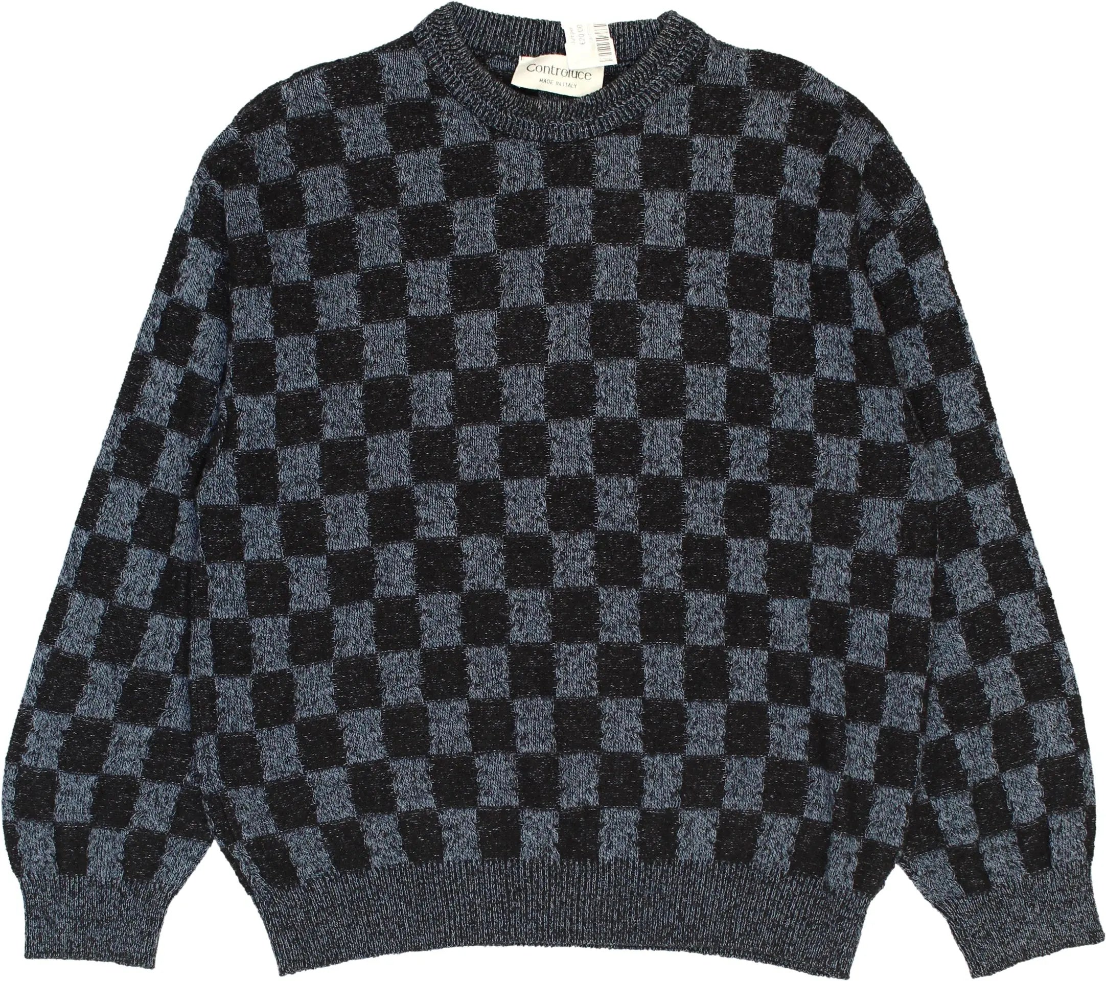 Controluce - Patterned jumper- ThriftTale.com - Vintage and second handclothing