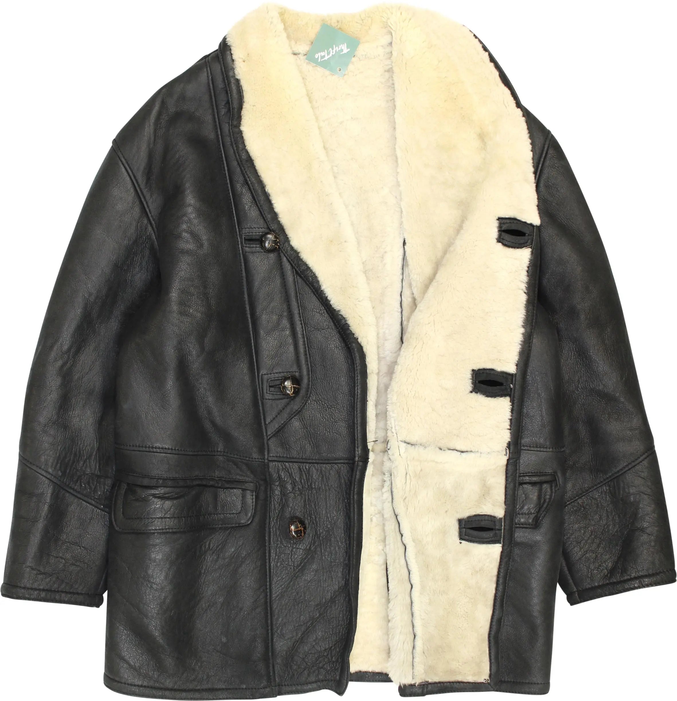 Conveor - Shearling Coat- ThriftTale.com - Vintage and second handclothing