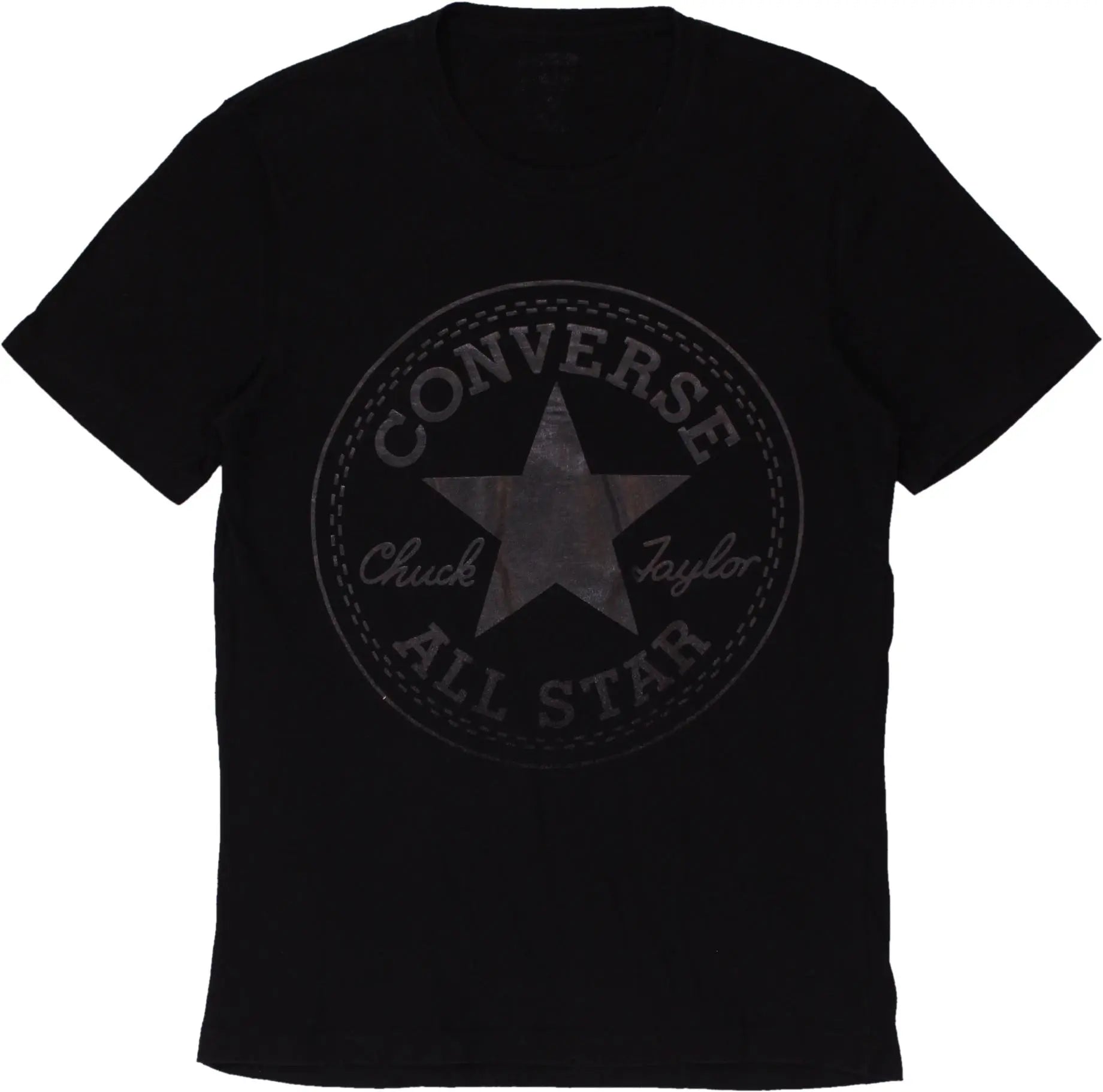 Converse - Black T-shirt by Converse- ThriftTale.com - Vintage and second handclothing