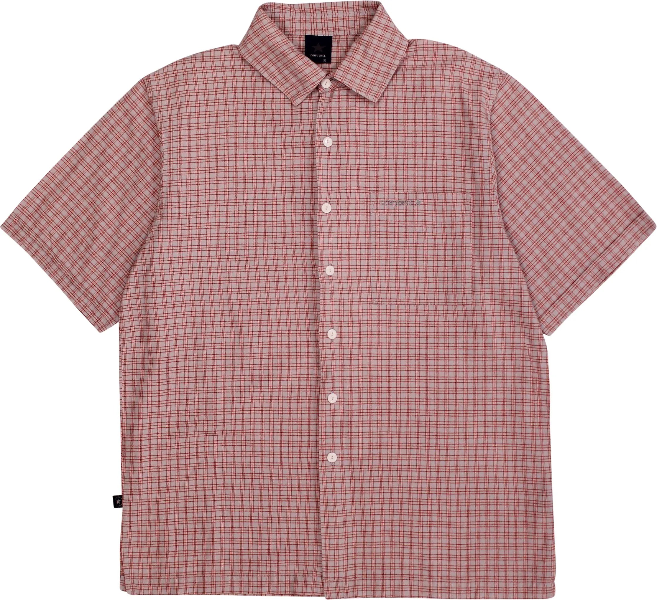 Converse - Checked Short Sleeve Shirt by Converse- ThriftTale.com - Vintage and second handclothing