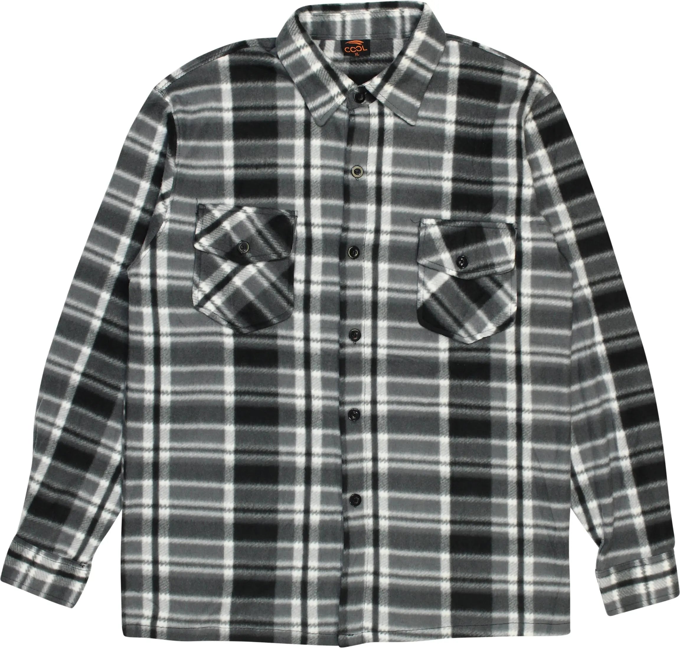 Cool - Flannel Fleece Shirt- ThriftTale.com - Vintage and second handclothing