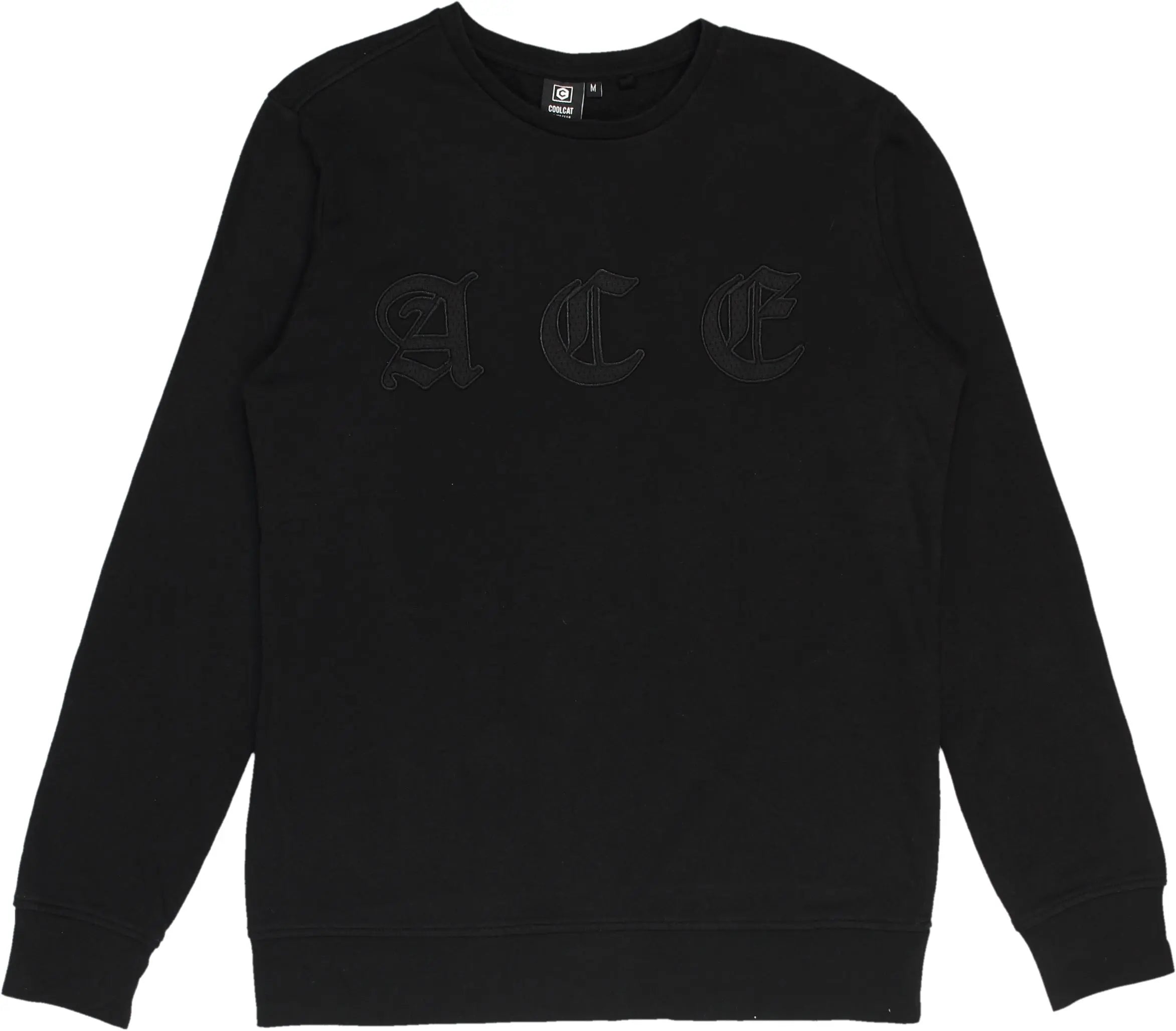 Coolcat - Black Sweater- ThriftTale.com - Vintage and second handclothing