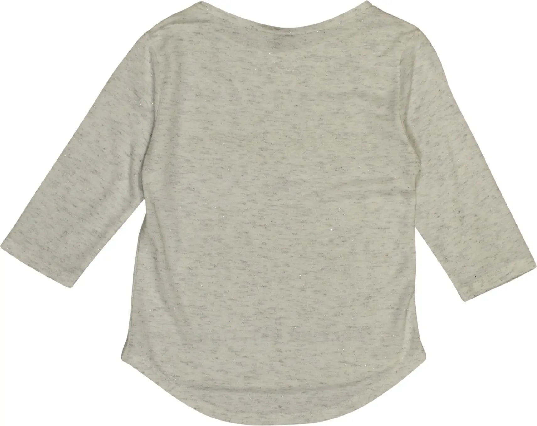 Coolcat - Grey Long Sleeve T-shirt- ThriftTale.com - Vintage and second handclothing
