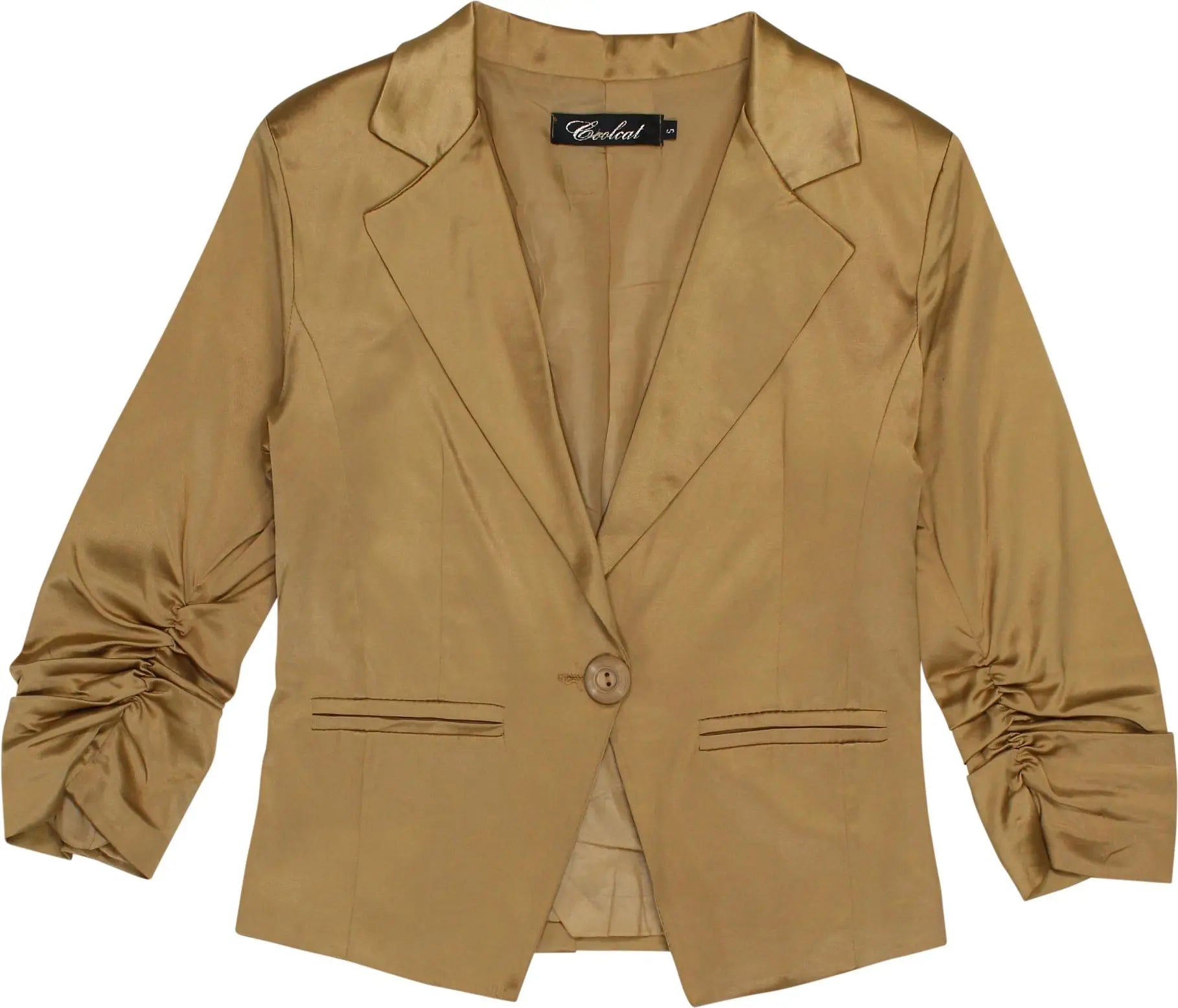 Coolcat - Satin Blazer- ThriftTale.com - Vintage and second handclothing