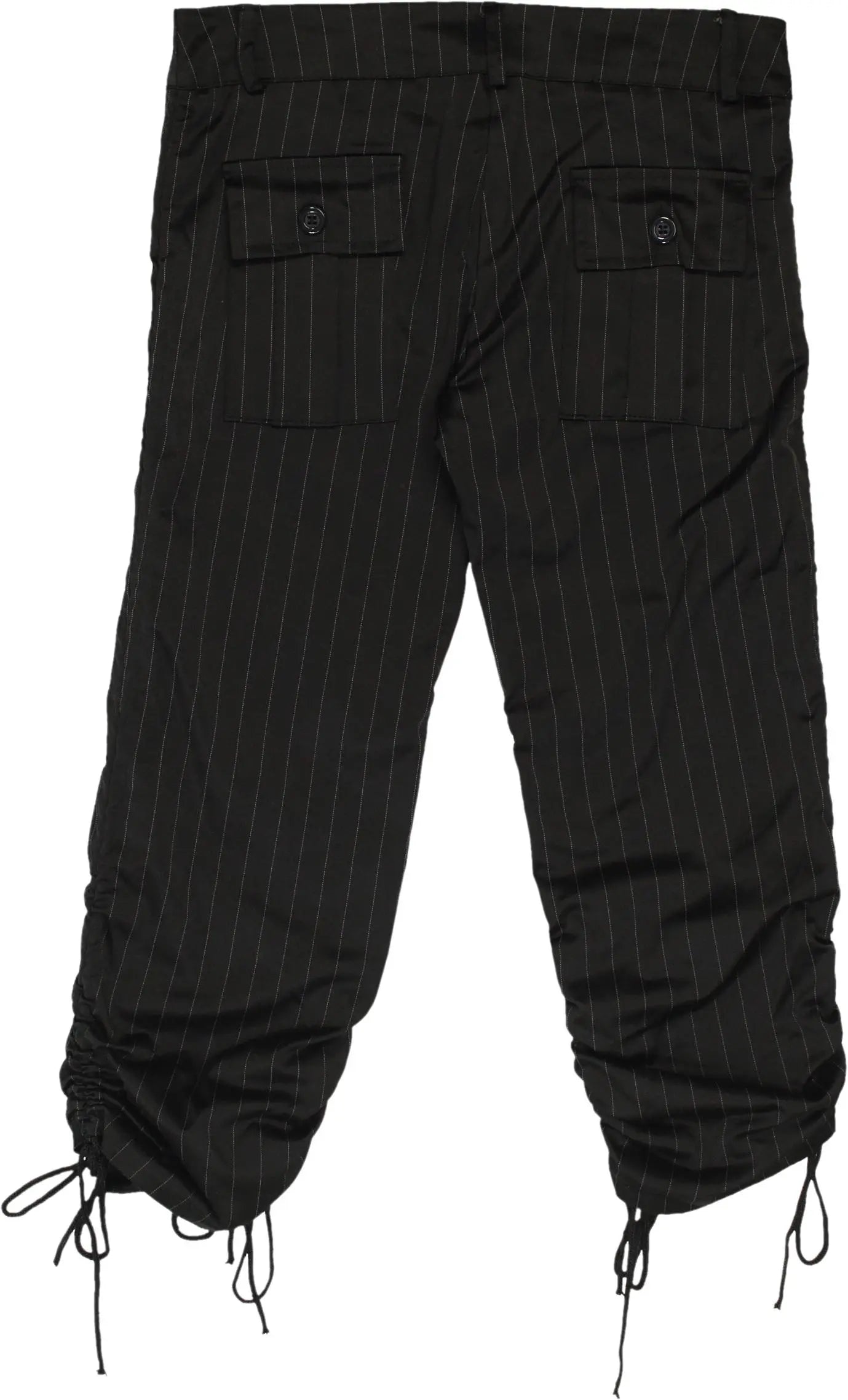 Coolcat - Striped Capri Trousers- ThriftTale.com - Vintage and second handclothing