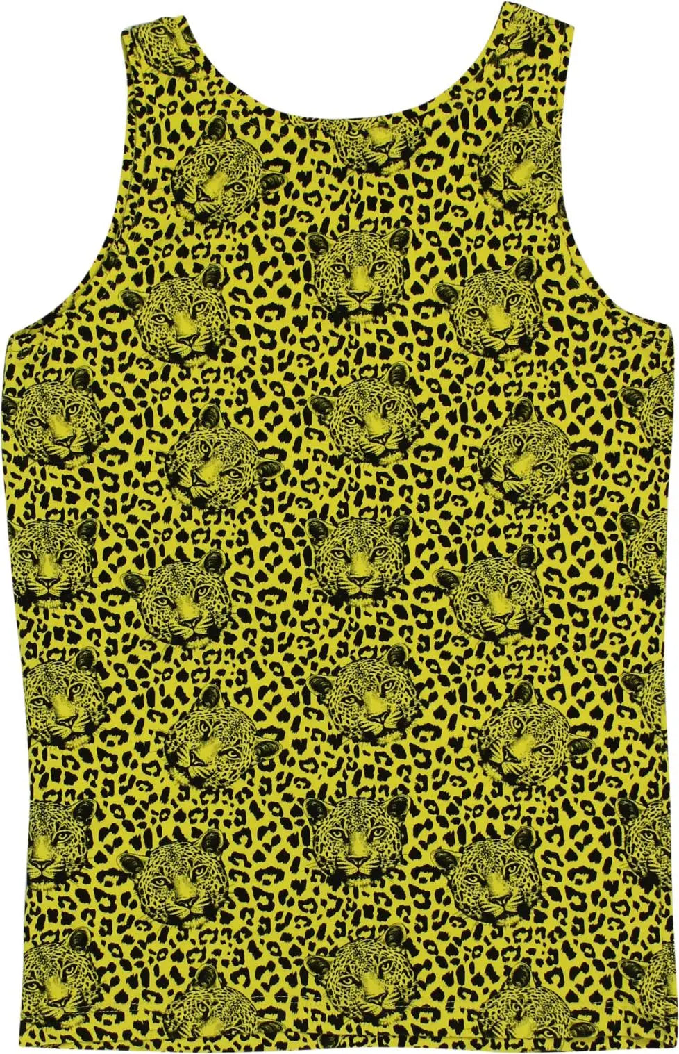 Coolcat - Yellow Patterned Top- ThriftTale.com - Vintage and second handclothing