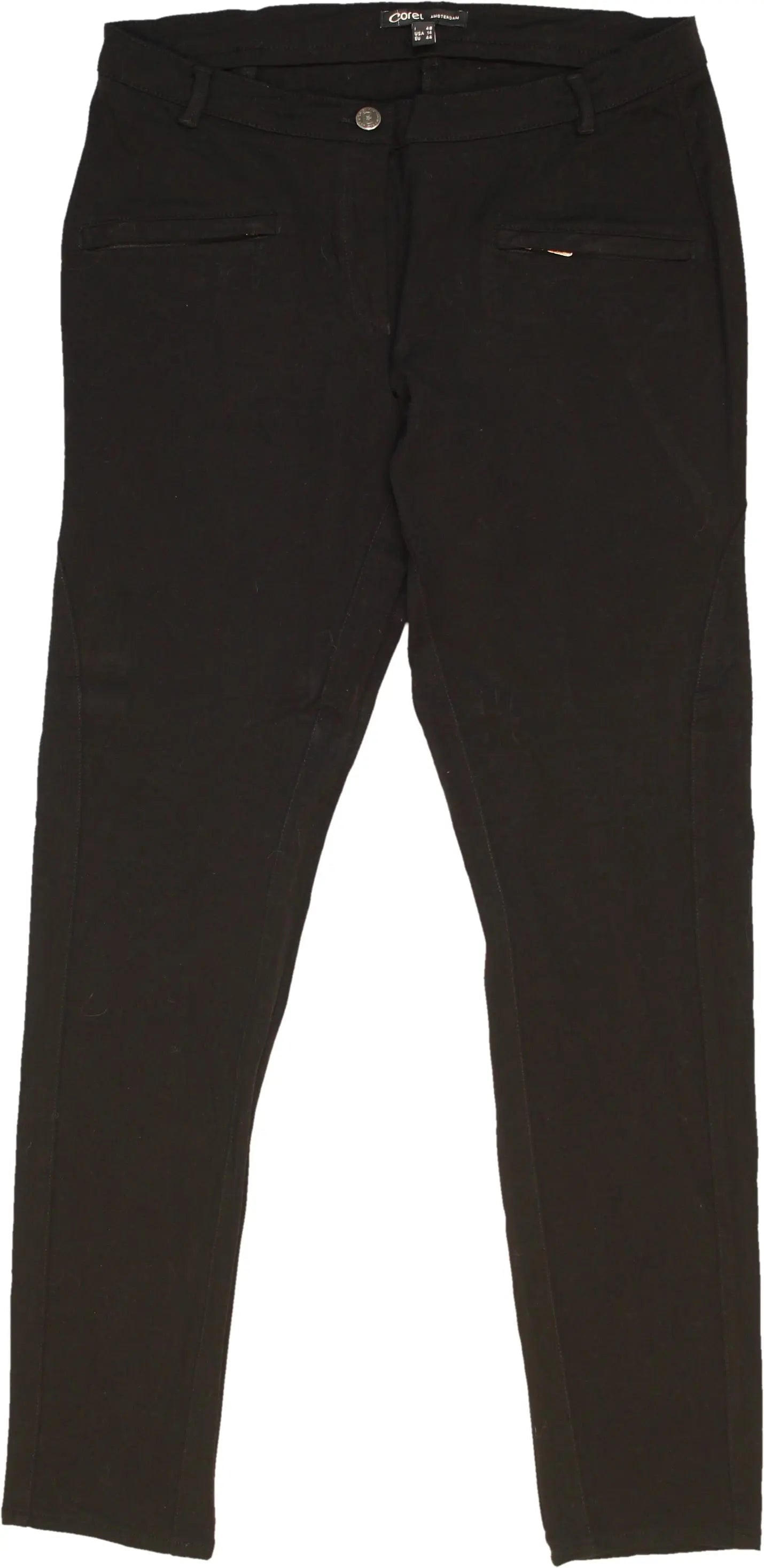 Corel - Black Pants- ThriftTale.com - Vintage and second handclothing