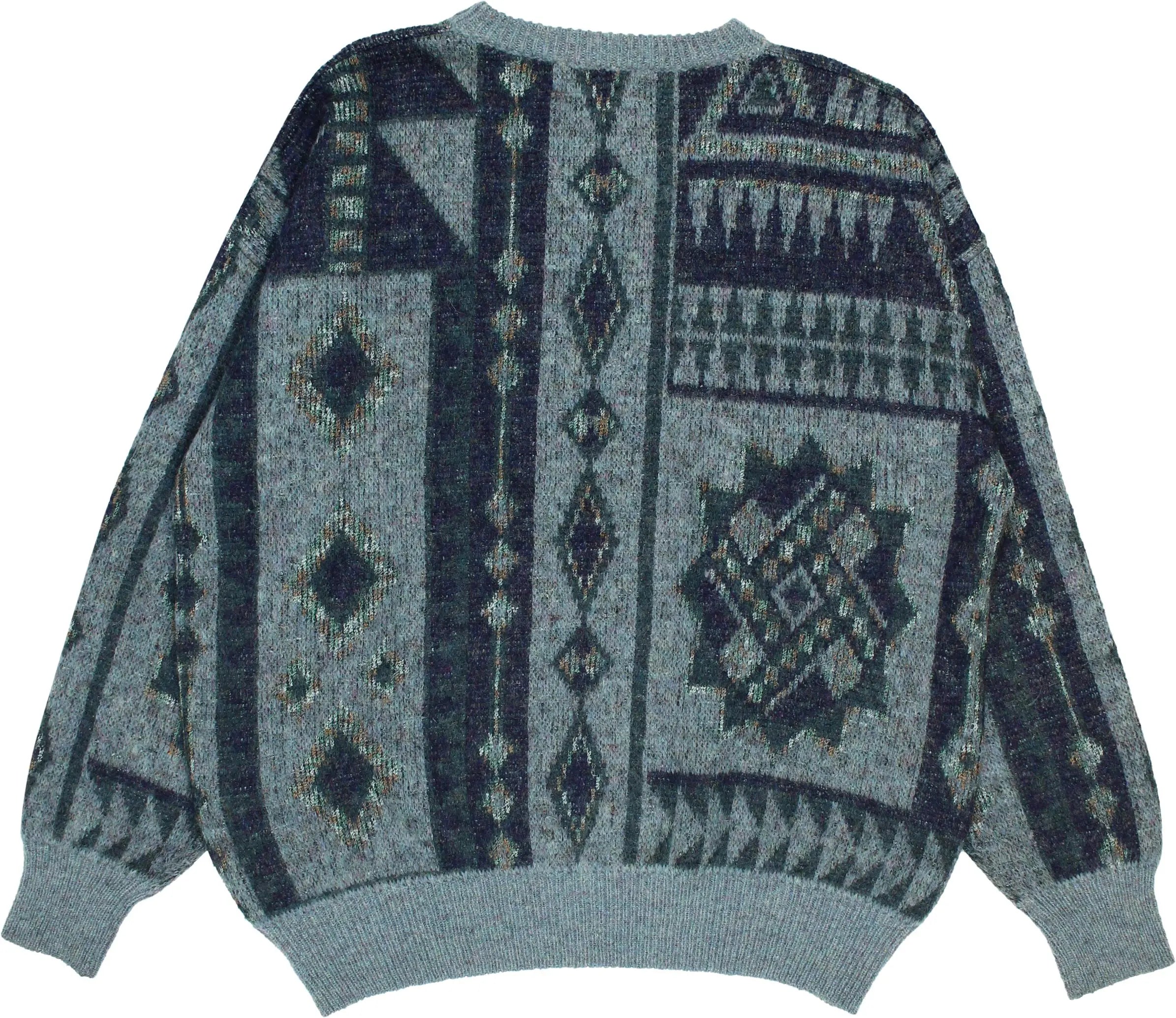 Cortefiel - Patterned Jumper- ThriftTale.com - Vintage and second handclothing