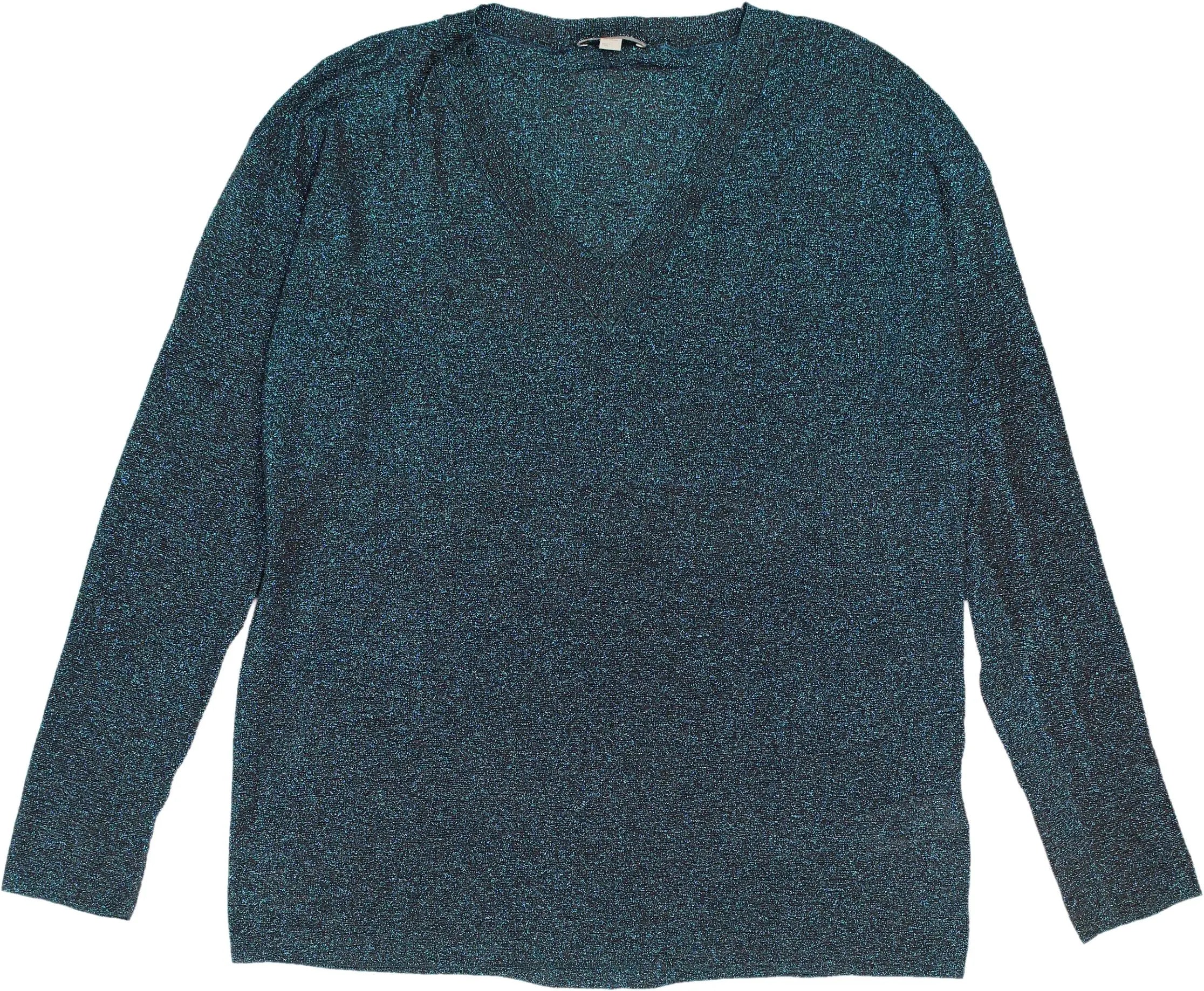 Glitter Knit Long Sleeve Cardigan - CHANA - OR - ETAM