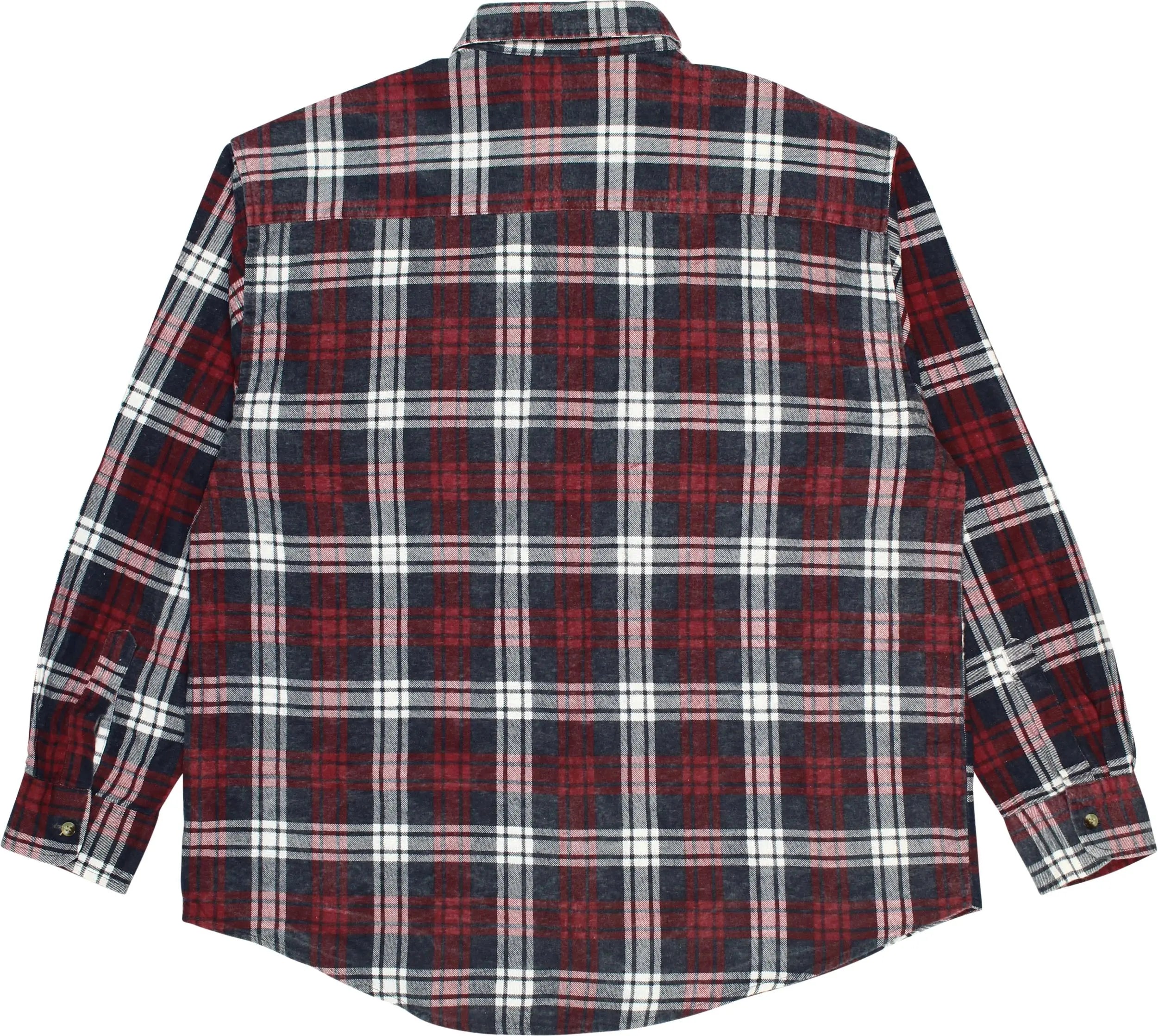 Cotton Country Club - Checkered Flannel Shirt- ThriftTale.com - Vintage and second handclothing