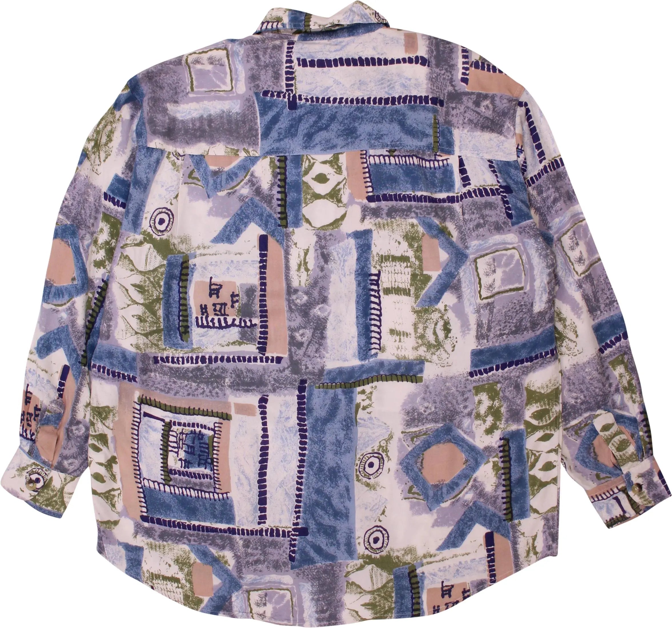 Cotton Town - 90s Long Sleeve Shirt- ThriftTale.com - Vintage and second handclothing