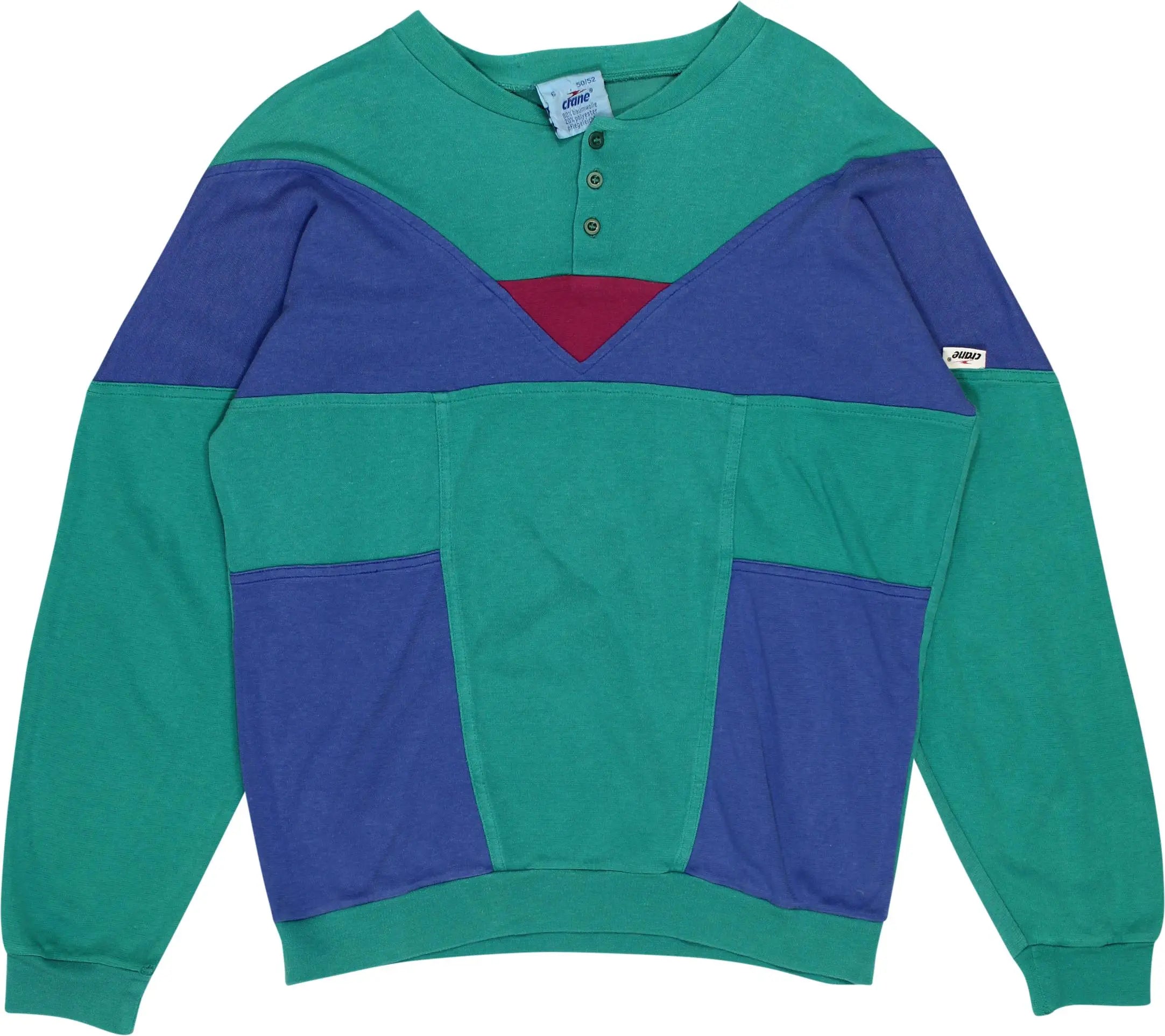 Crane - 90s Green Long Sleeve- ThriftTale.com - Vintage and second handclothing