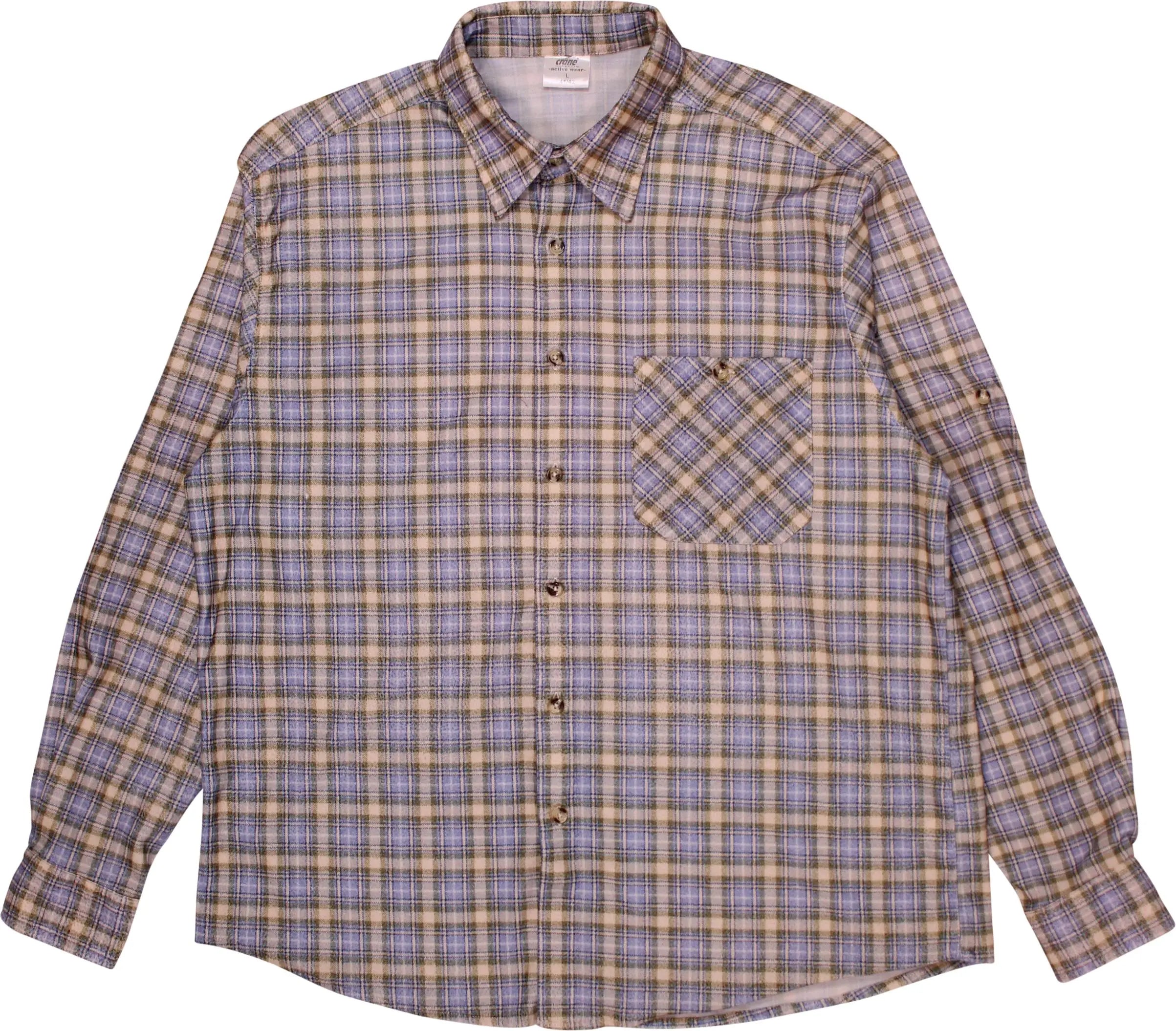 Crane - Checkered Flannel Shirt- ThriftTale.com - Vintage and second handclothing