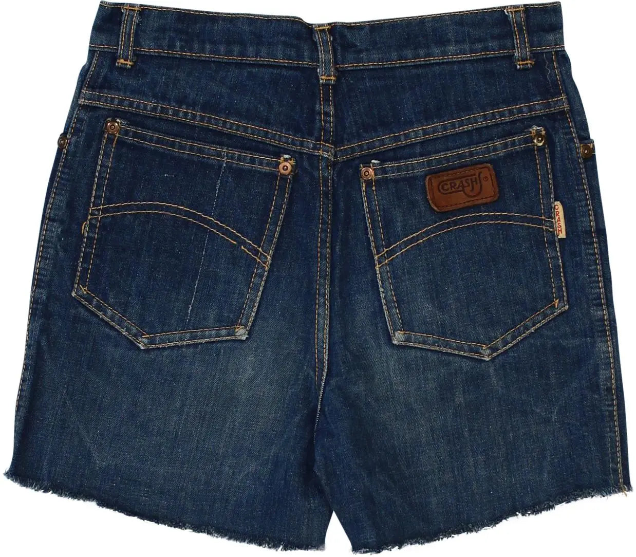 Crash - Blue Denim Shorts- ThriftTale.com - Vintage and second handclothing