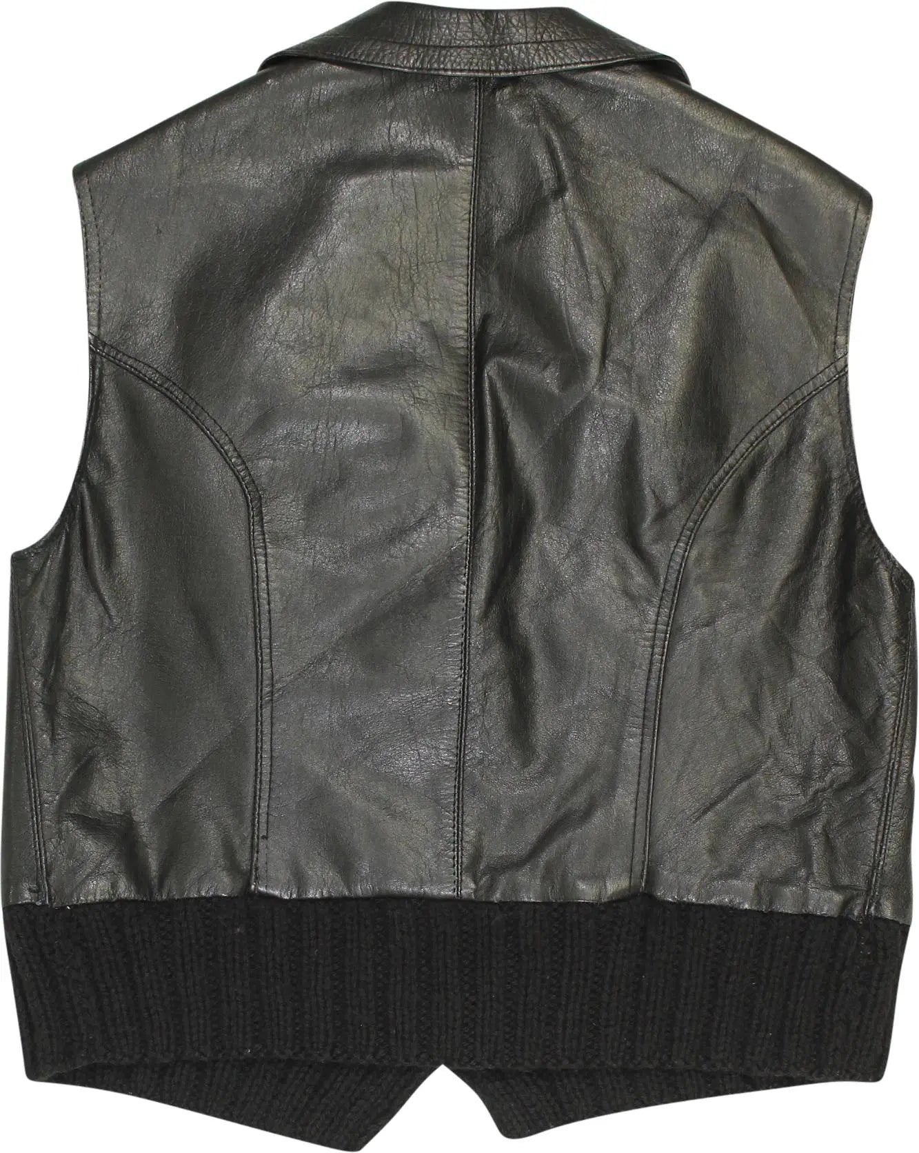 Creazioni Antilope - Leather Waistcoat- ThriftTale.com - Vintage and second handclothing