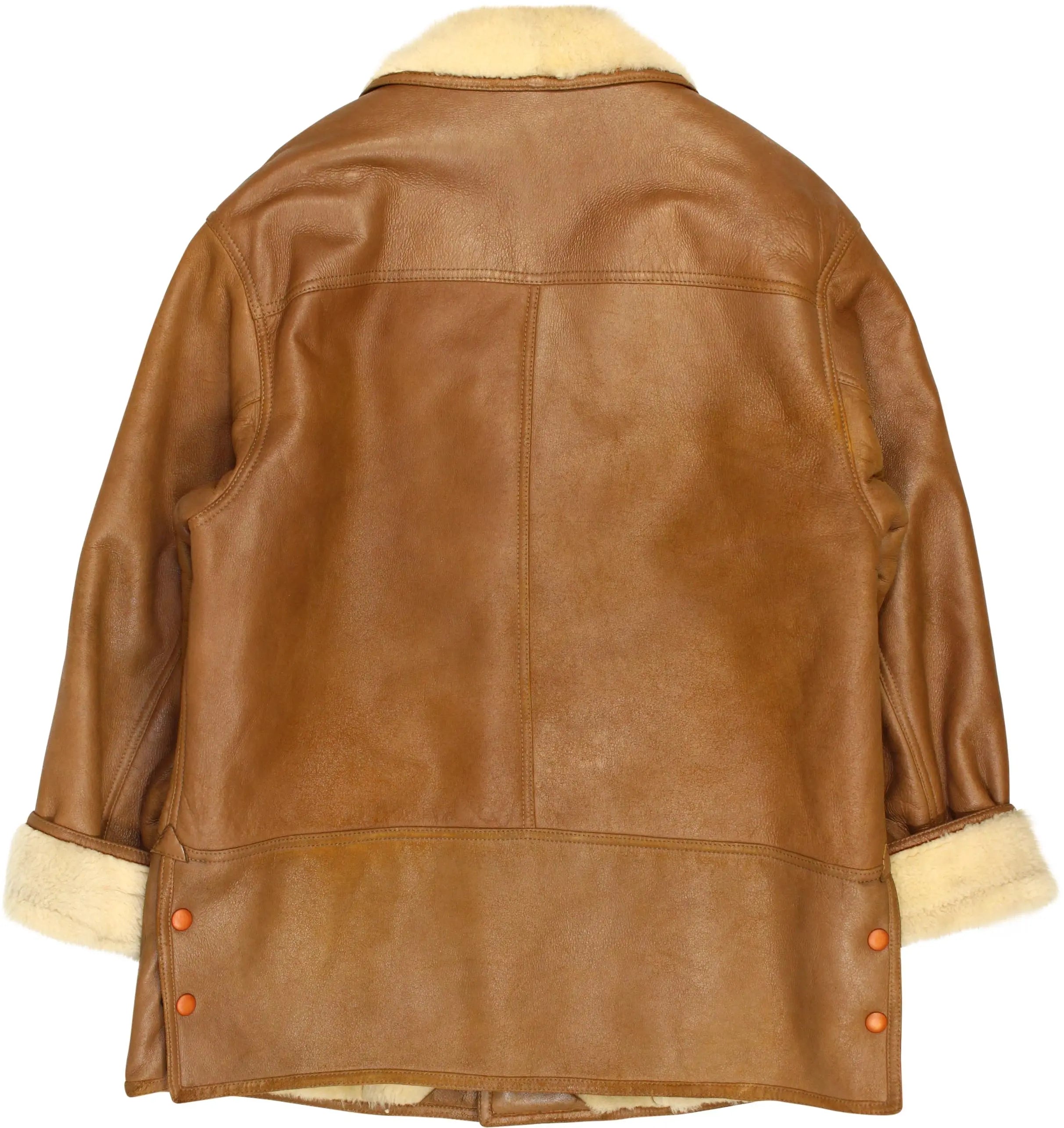 Cristiano di Thiene - Brown Lammy Jacket- ThriftTale.com - Vintage and second handclothing