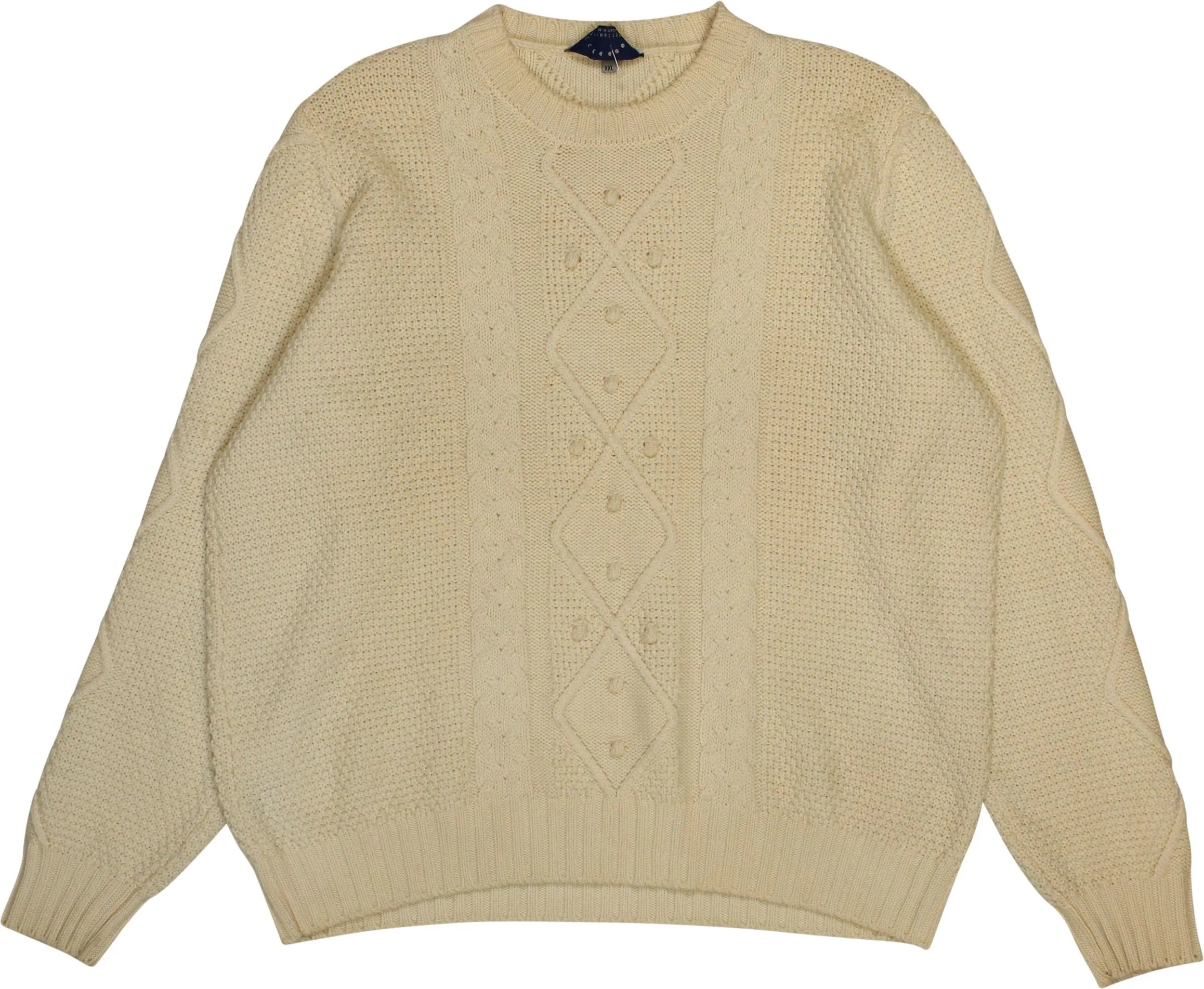 Cristina Mazzonett - Knitted Jumper- ThriftTale.com - Vintage and second handclothing