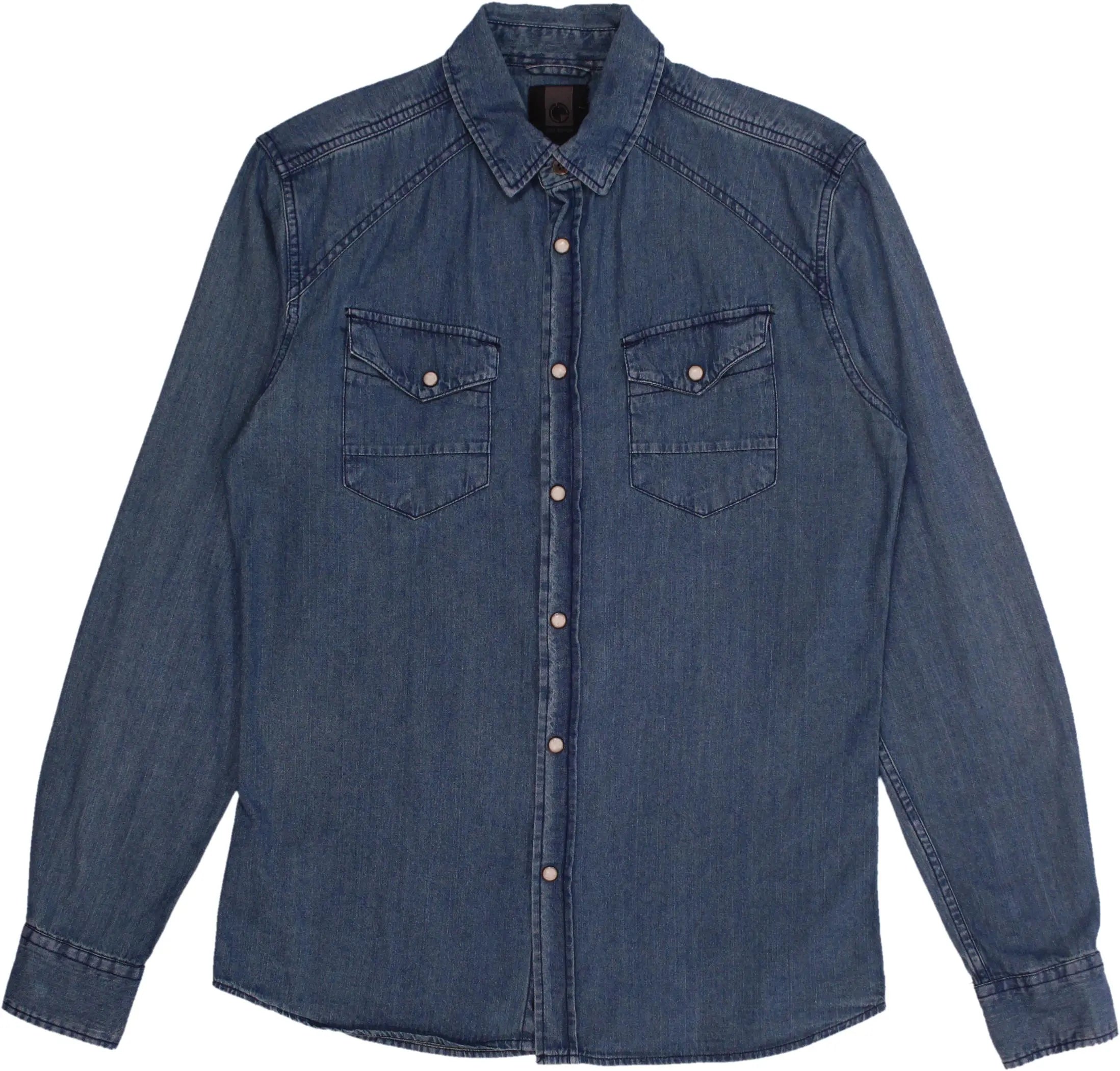 Cult Edition - Blue Denim Shirt- ThriftTale.com - Vintage and second handclothing