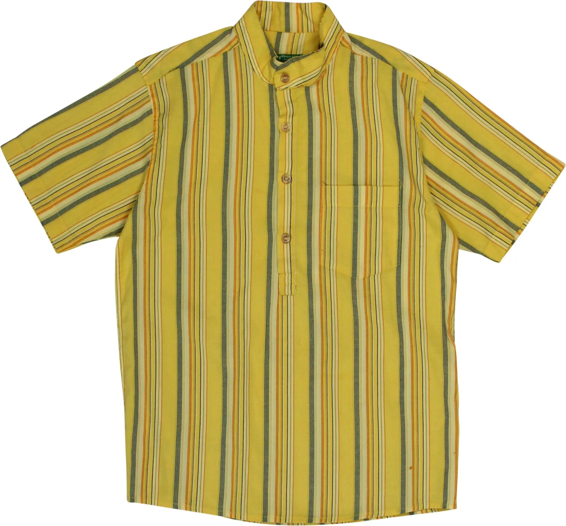 DFN - Vintage Striped Short Sleeve Shirt- ThriftTale.com - Vintage and second handclothing