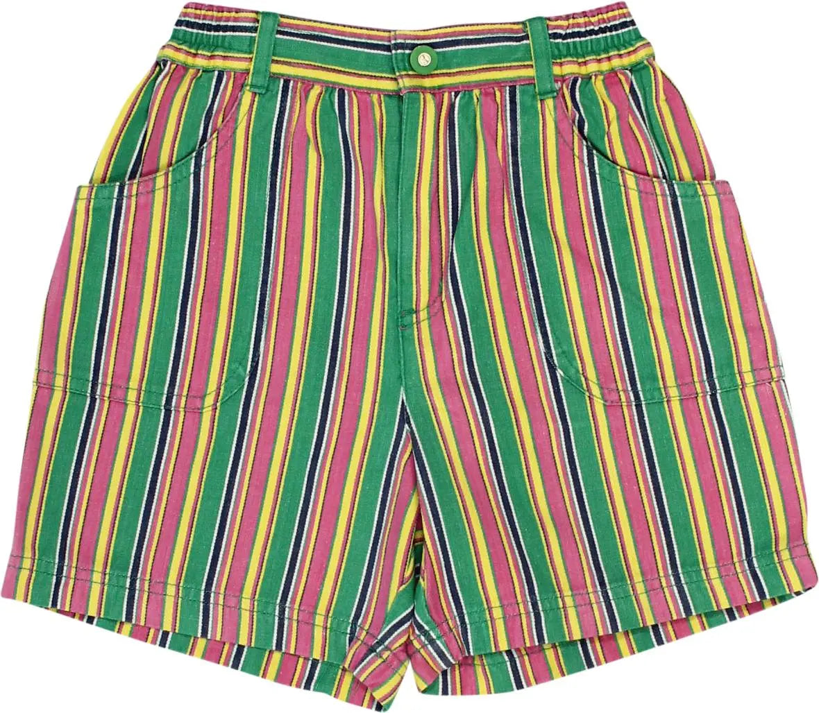 DRGT - 90s Striped Shorts- ThriftTale.com - Vintage and second handclothing