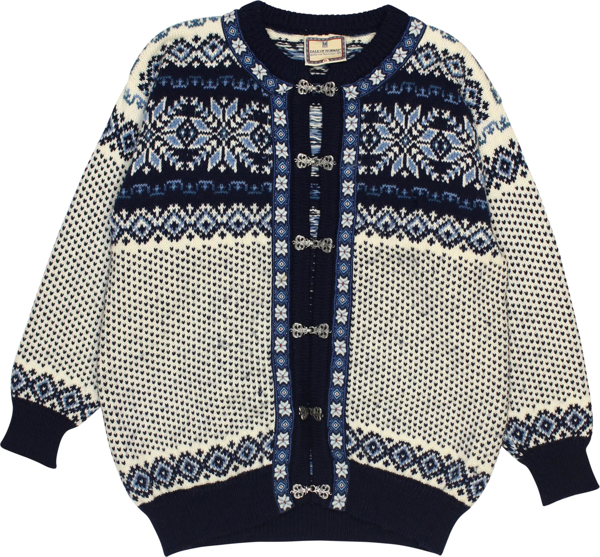 Dale of Norway - Nordic Setesdal Cardigan- ThriftTale.com - Vintage and second handclothing