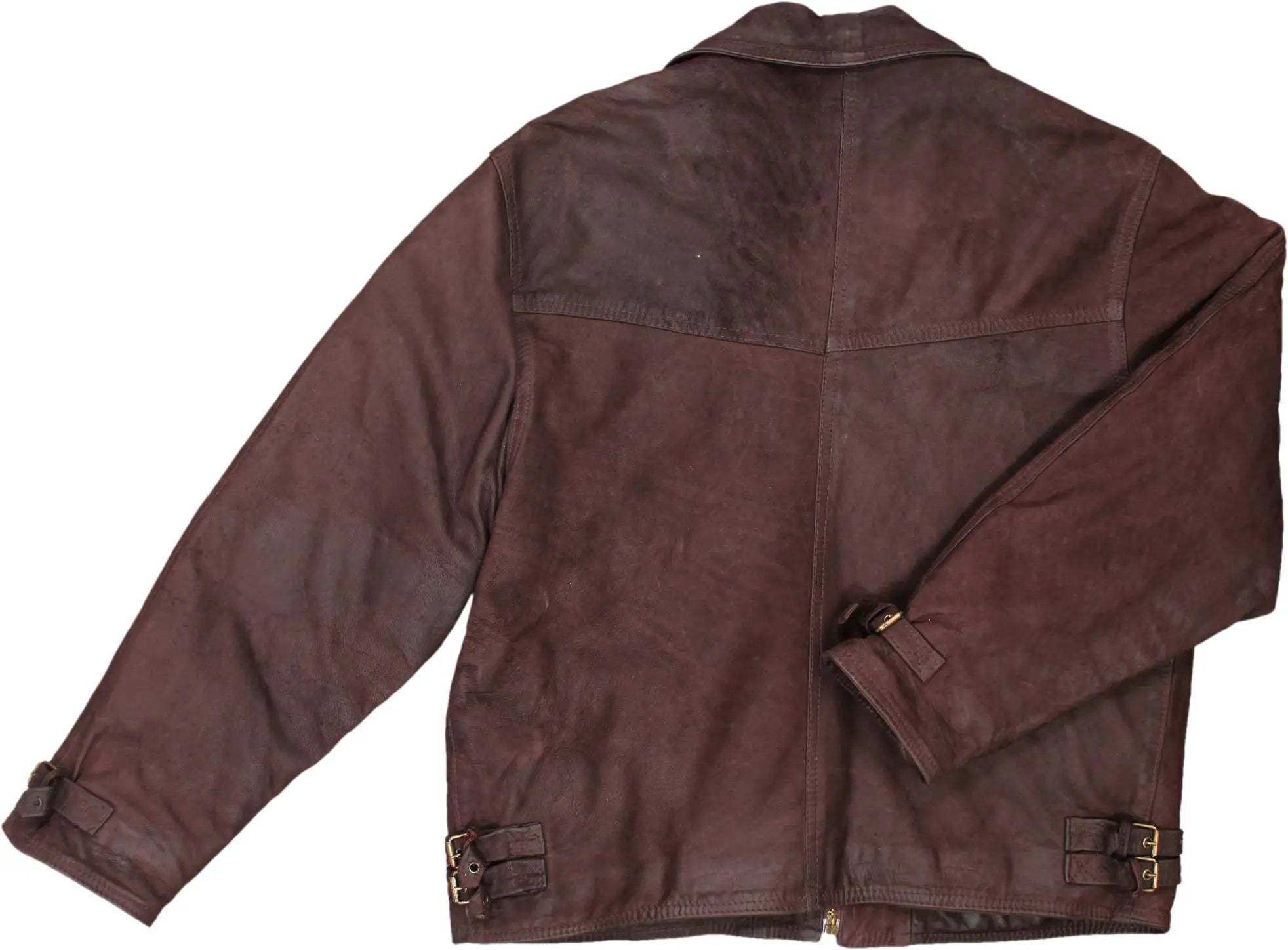 Dallas the original - Brown Leather Jacket- ThriftTale.com - Vintage and second handclothing