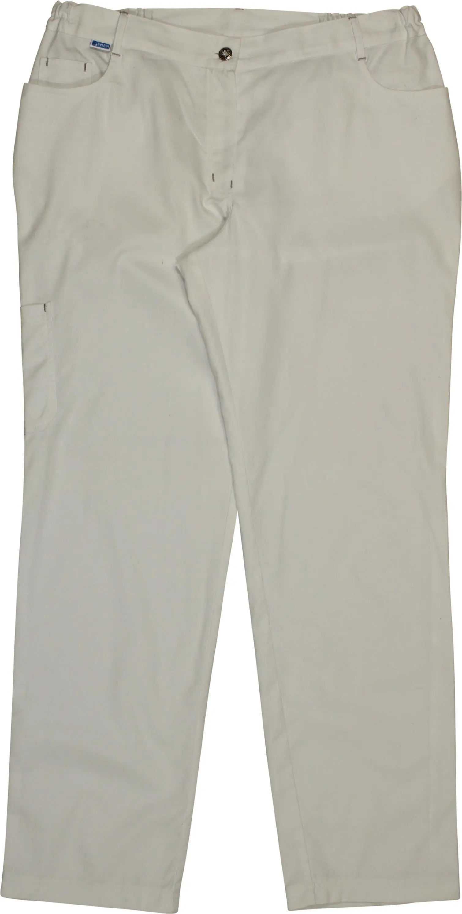 De Berkel - White Workwear Trousers- ThriftTale.com - Vintage and second handclothing