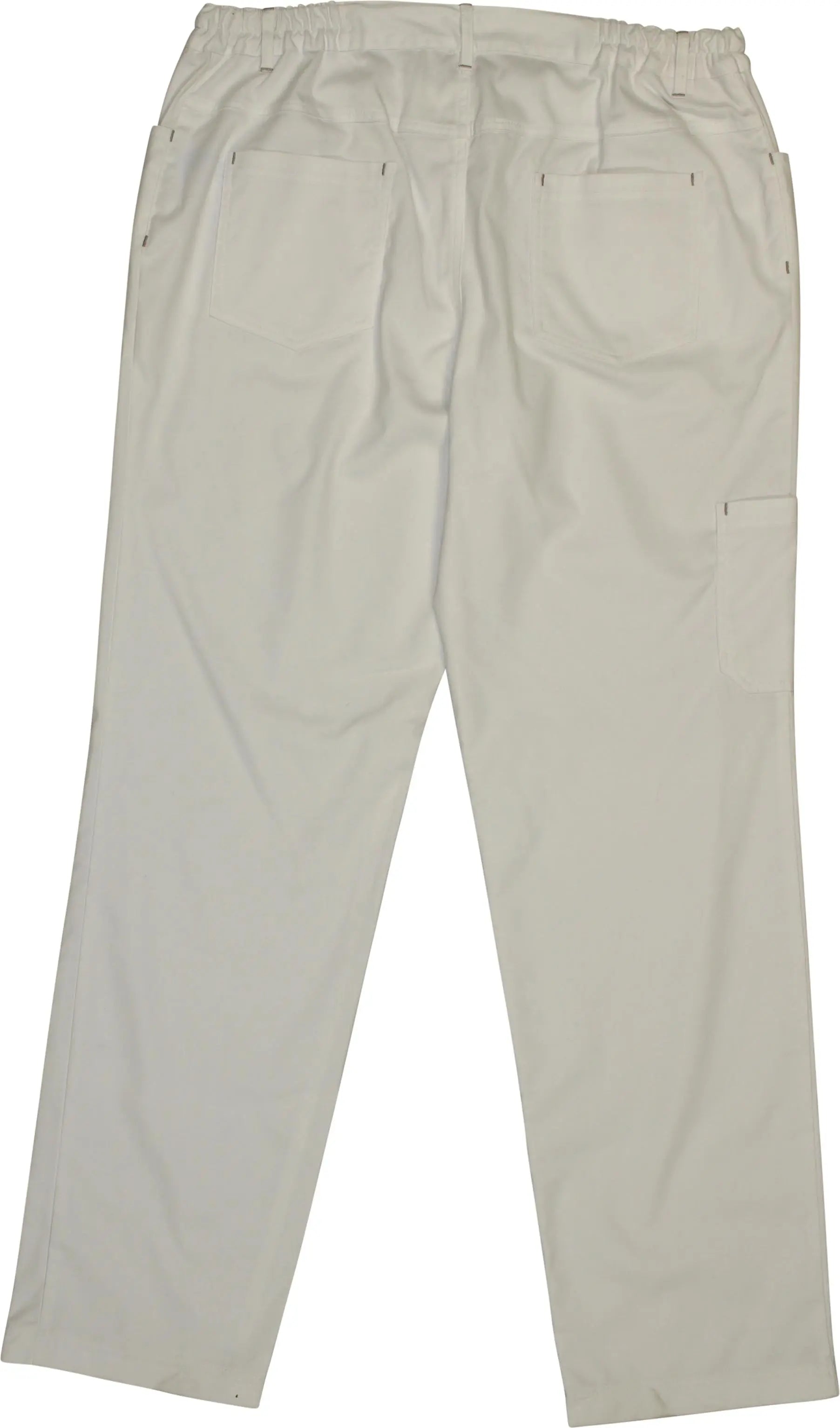 De Berkel - White Workwear Trousers- ThriftTale.com - Vintage and second handclothing