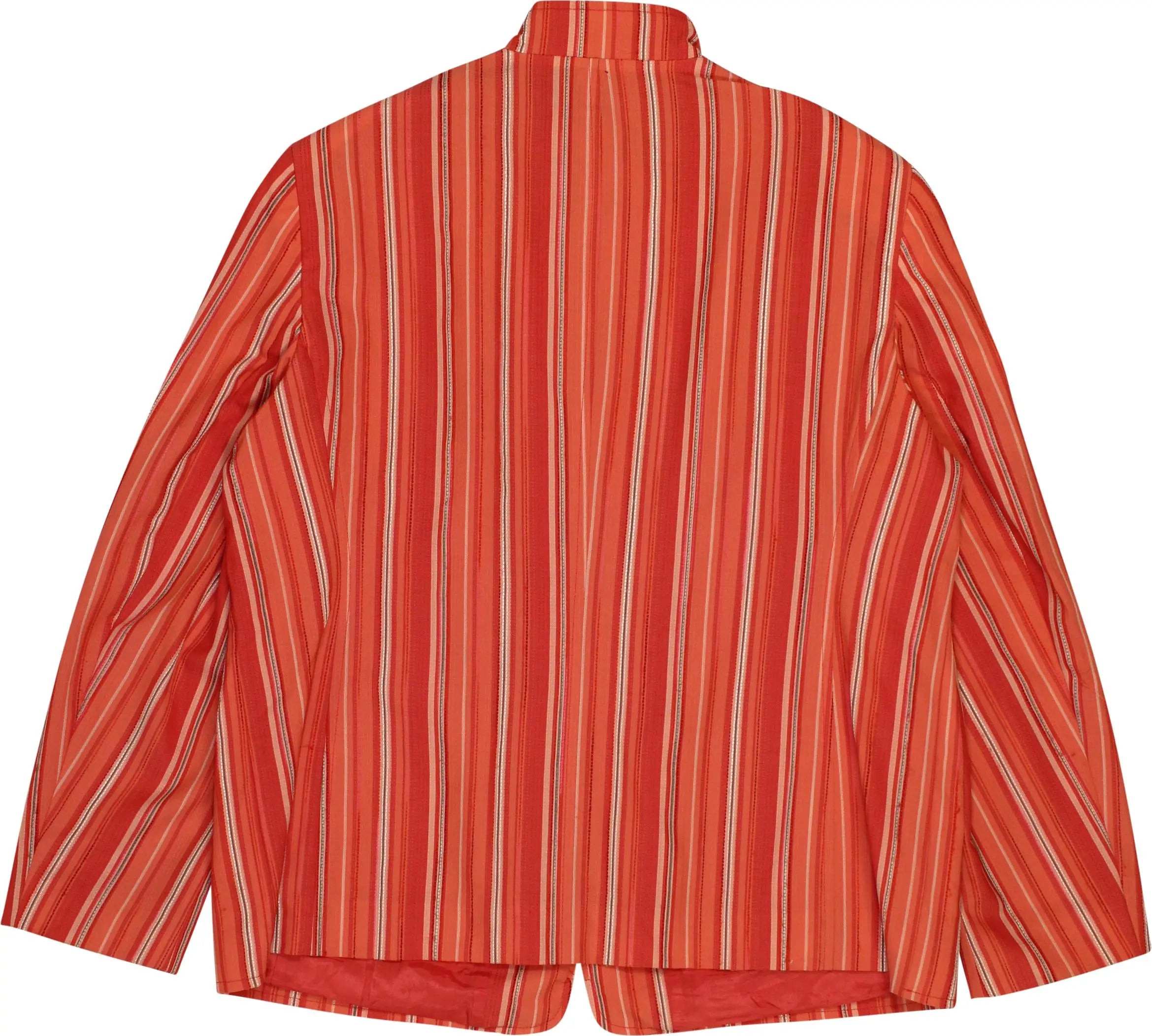 Delmod - Striped Blazer- ThriftTale.com - Vintage and second handclothing