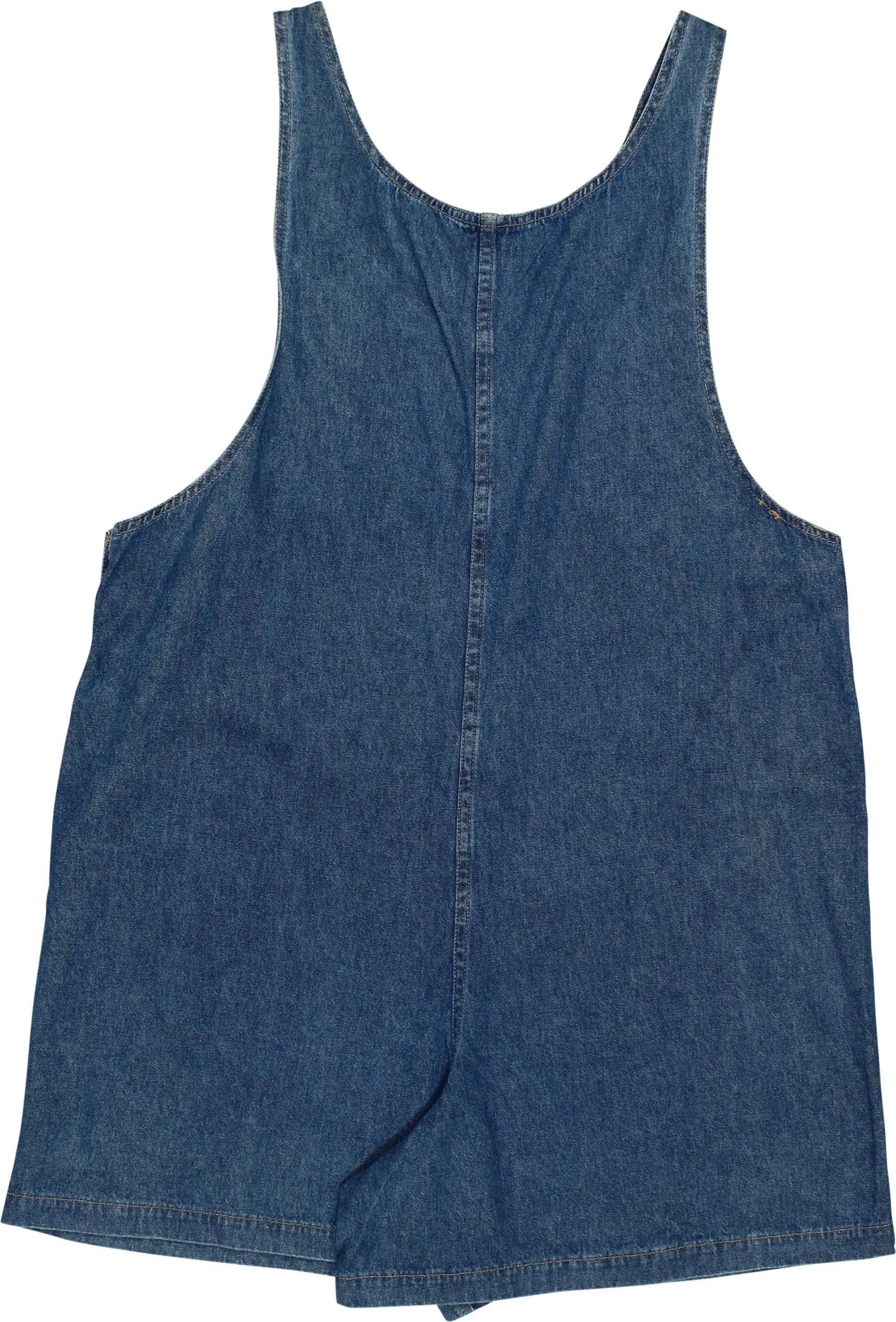 Denim & Co - 90s Short Denim Overall- ThriftTale.com - Vintage and second handclothing