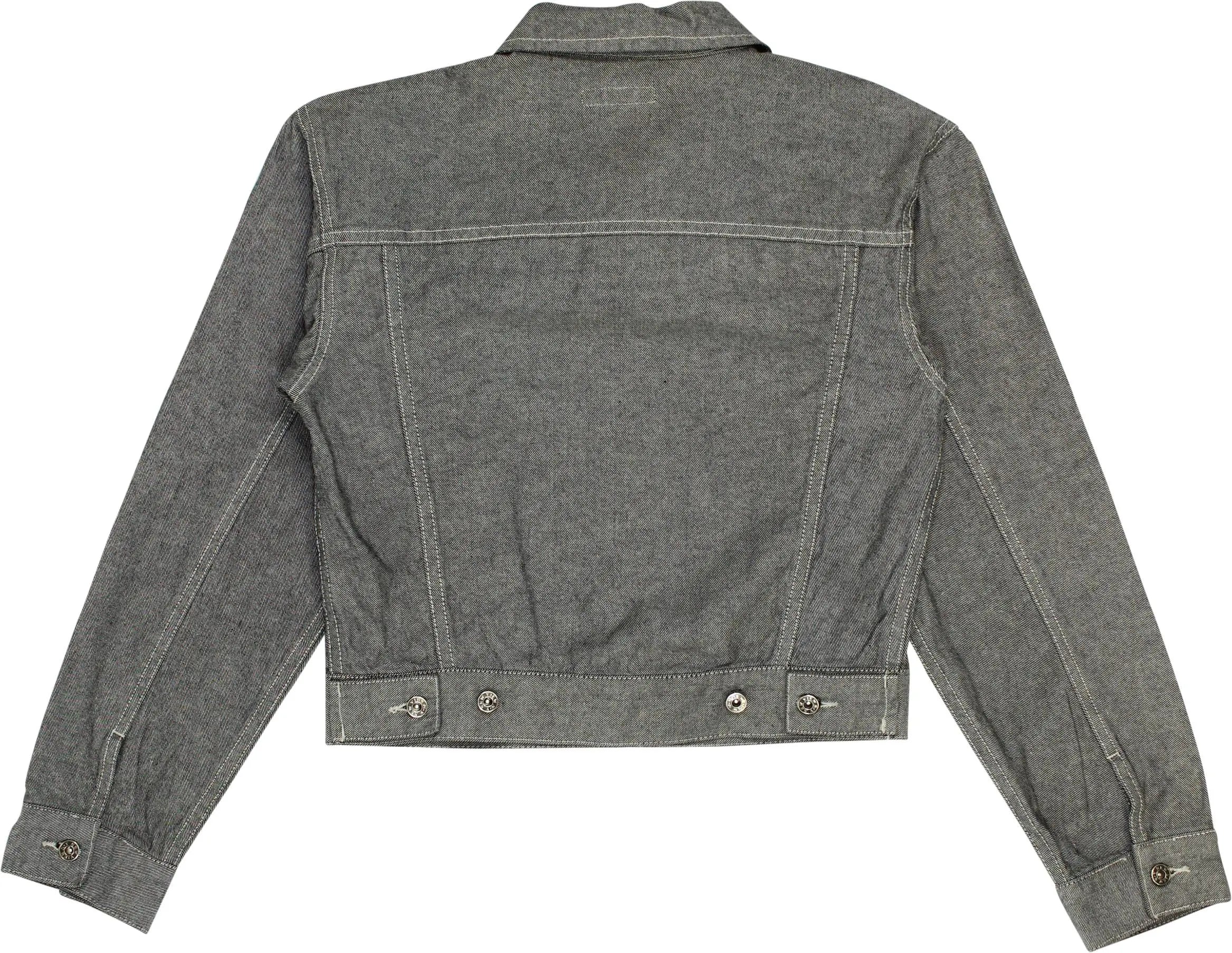 Denim & Co - Grey Denim Jacket- ThriftTale.com - Vintage and second handclothing