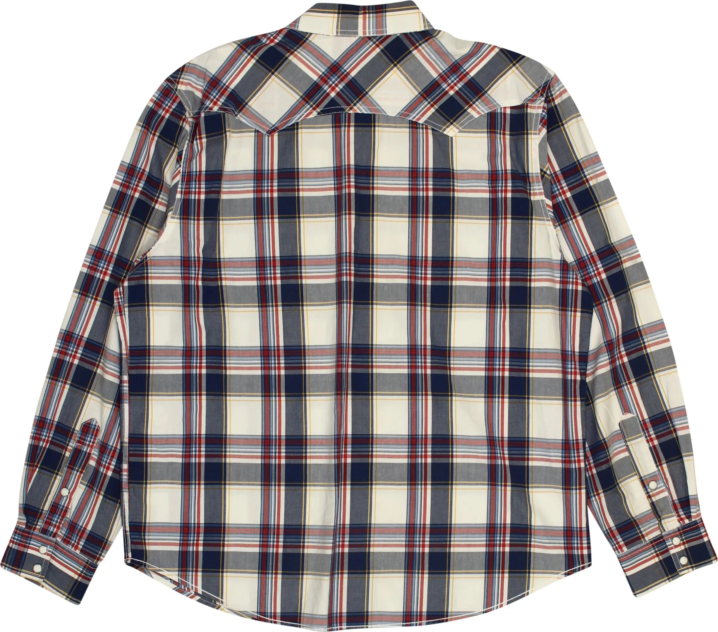 Denver Hayes - Plaid Shirt- ThriftTale.com - Vintage and second handclothing