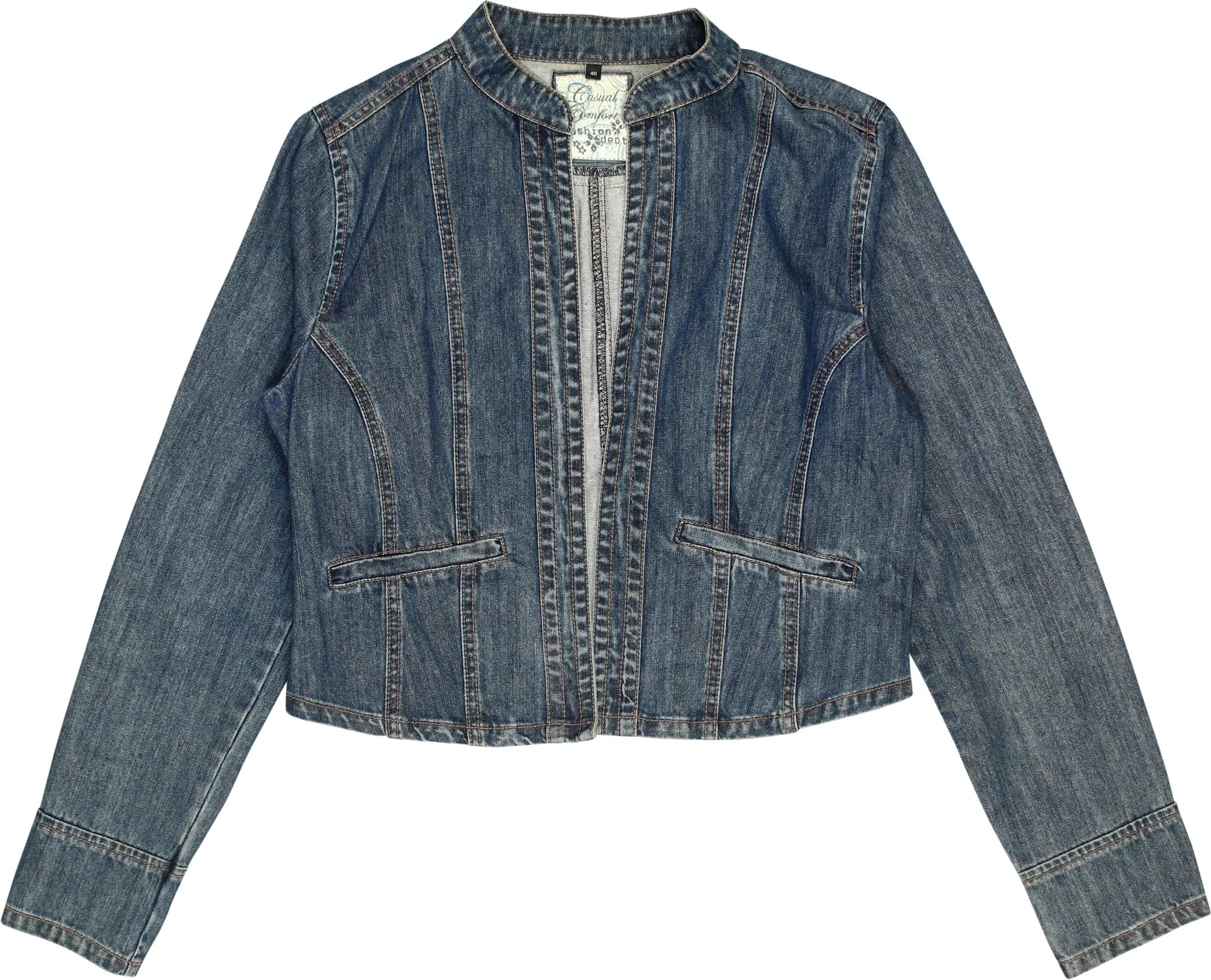 Dept - Denim Jacket- ThriftTale.com - Vintage and second handclothing