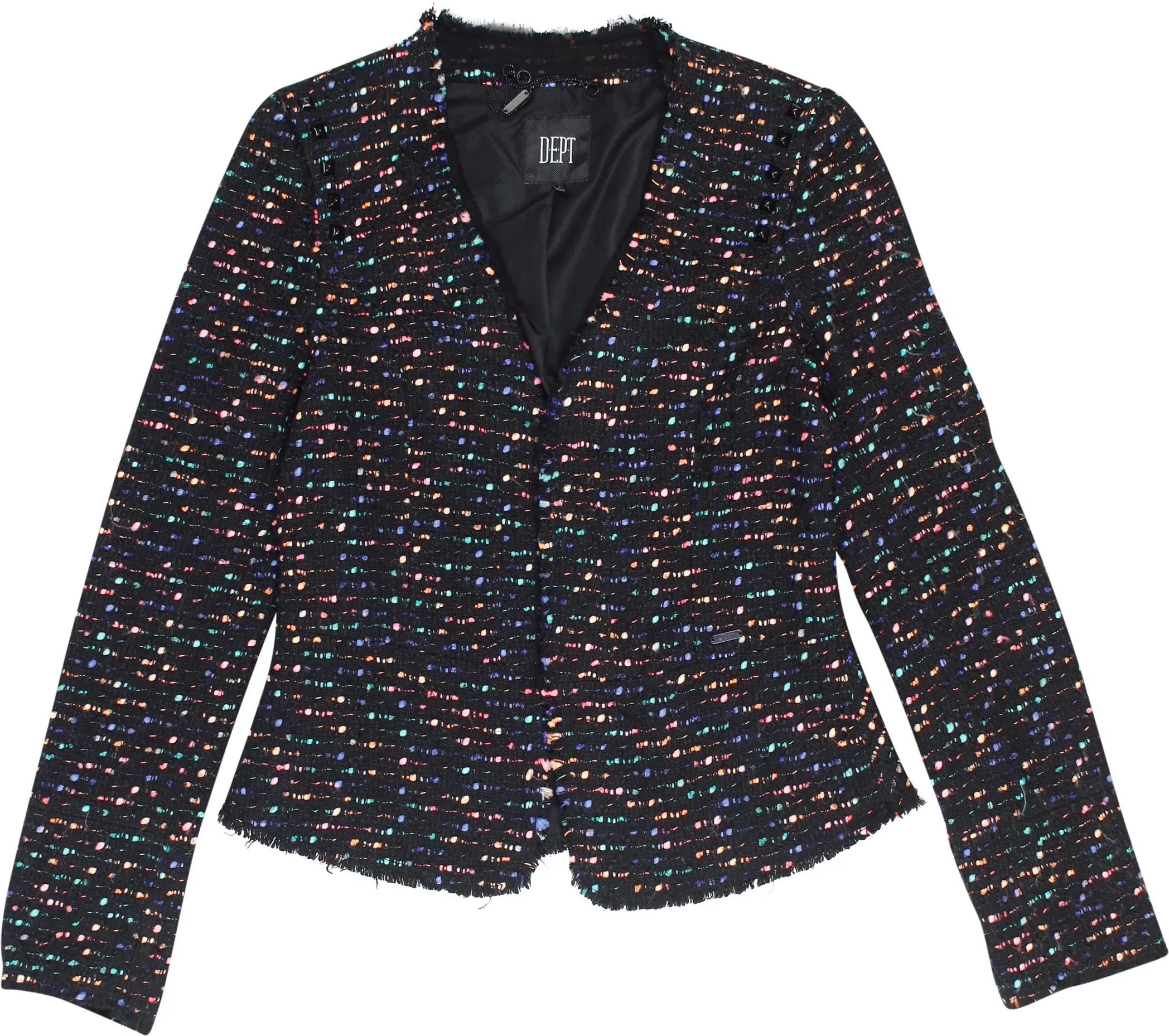 Dept - Tweed Jacket- ThriftTale.com - Vintage and second handclothing