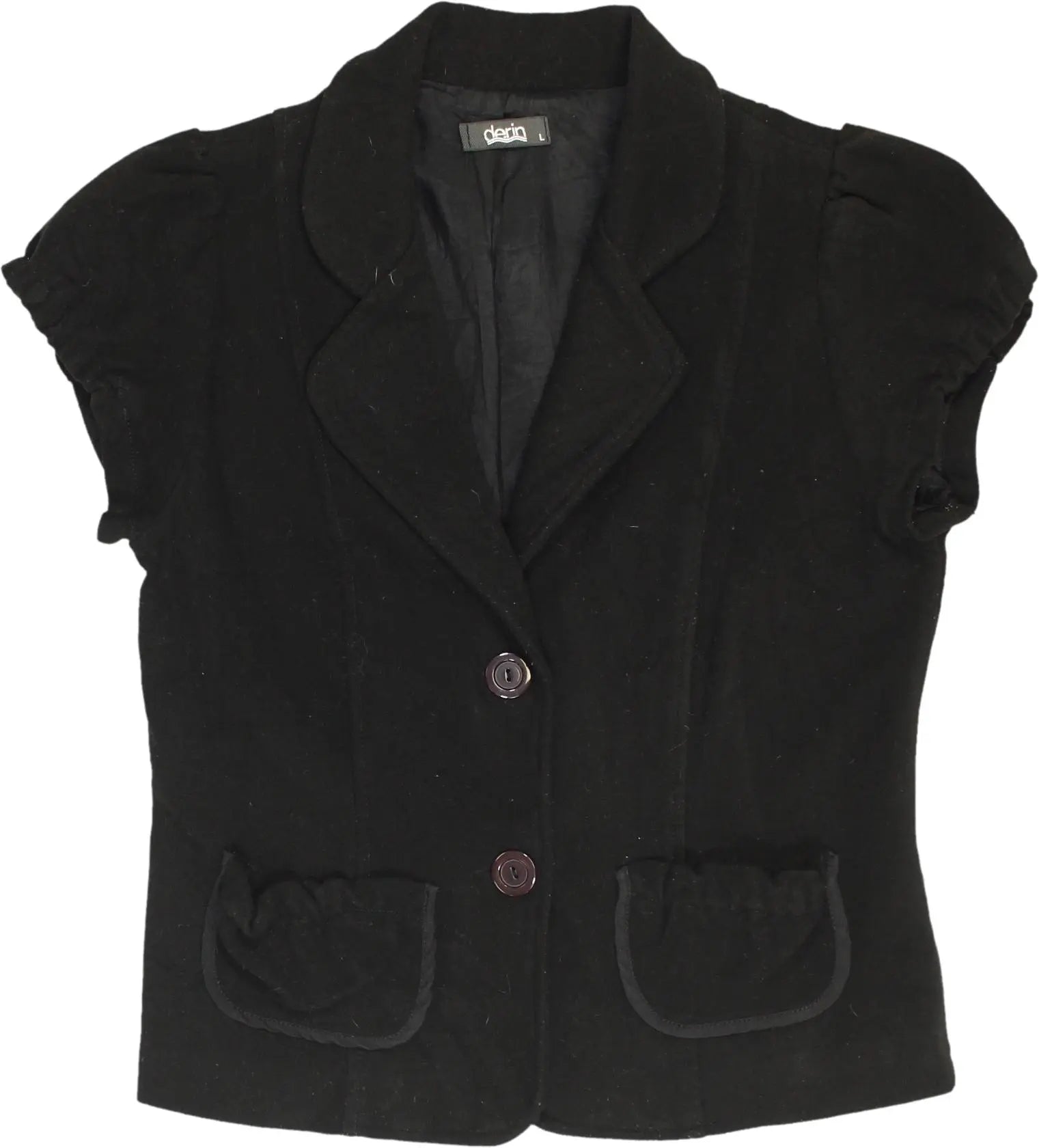 Derin - Short Sleeve Blazer- ThriftTale.com - Vintage and second handclothing