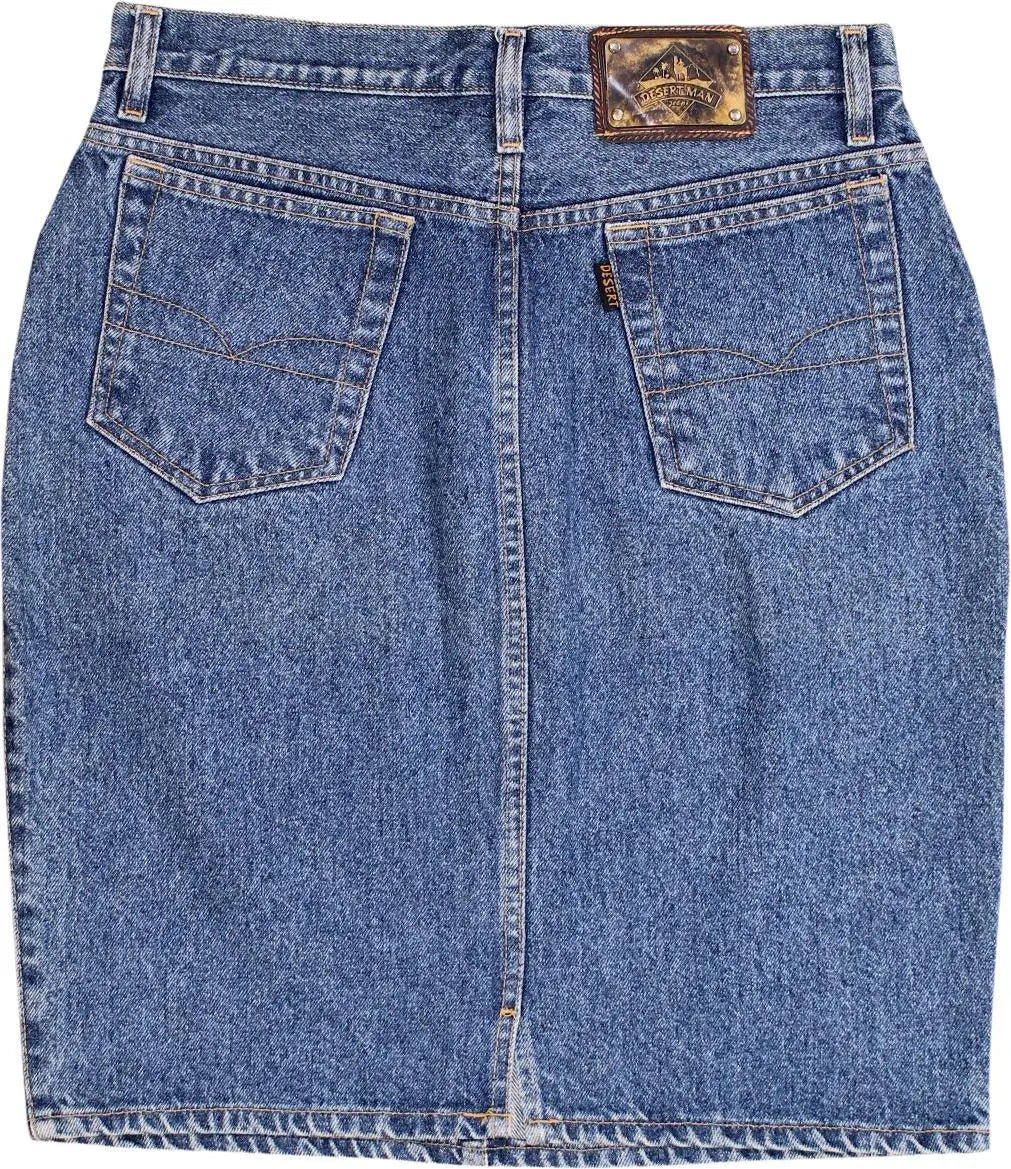 Desert - Blue Denim Skirt- ThriftTale.com - Vintage and second handclothing