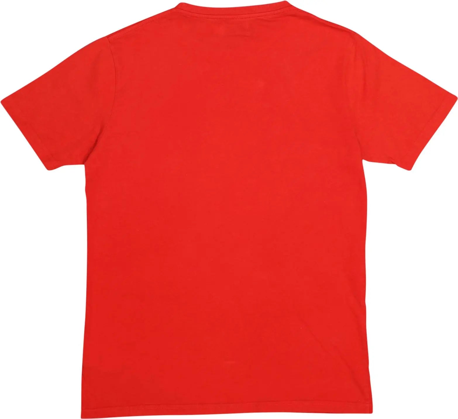 Diadora - Red T-shirt by Diadora- ThriftTale.com - Vintage and second handclothing
