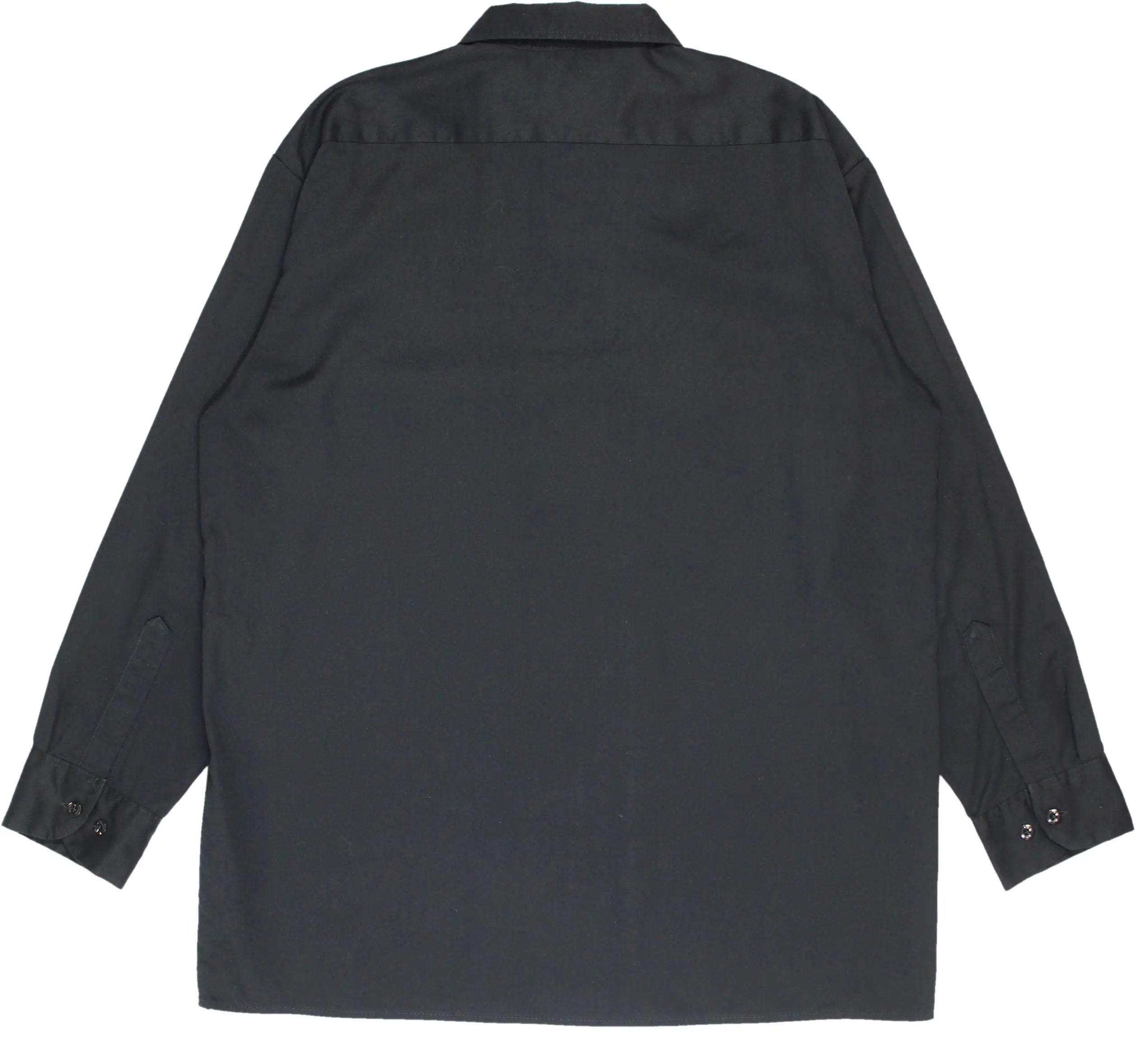 Dickies - Black Long Sleeve Shirt by Dickies- ThriftTale.com - Vintage and second handclothing